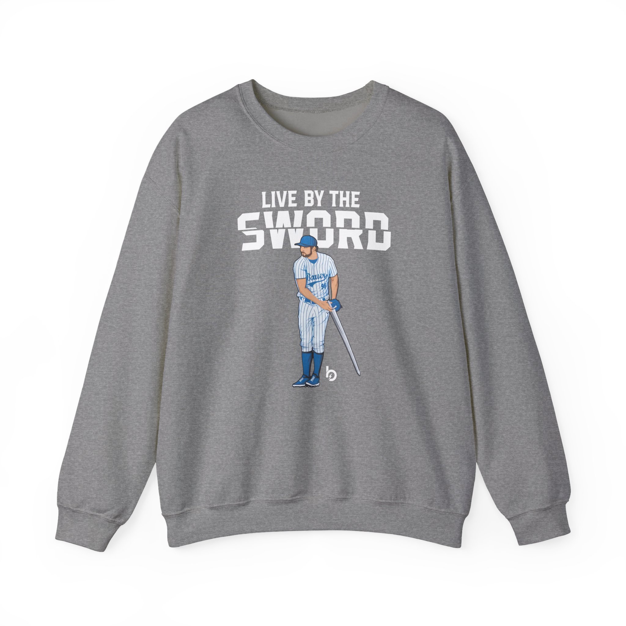 Trevor Bauer Live By The Sword Unisex Heavy Blendâ„¢ Crewneck Sweatshirt