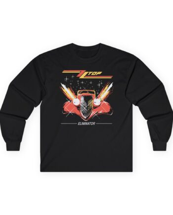ZZ Top Eliminator Illustrated Unisex Ultra Cotton Long Sleeve Tee