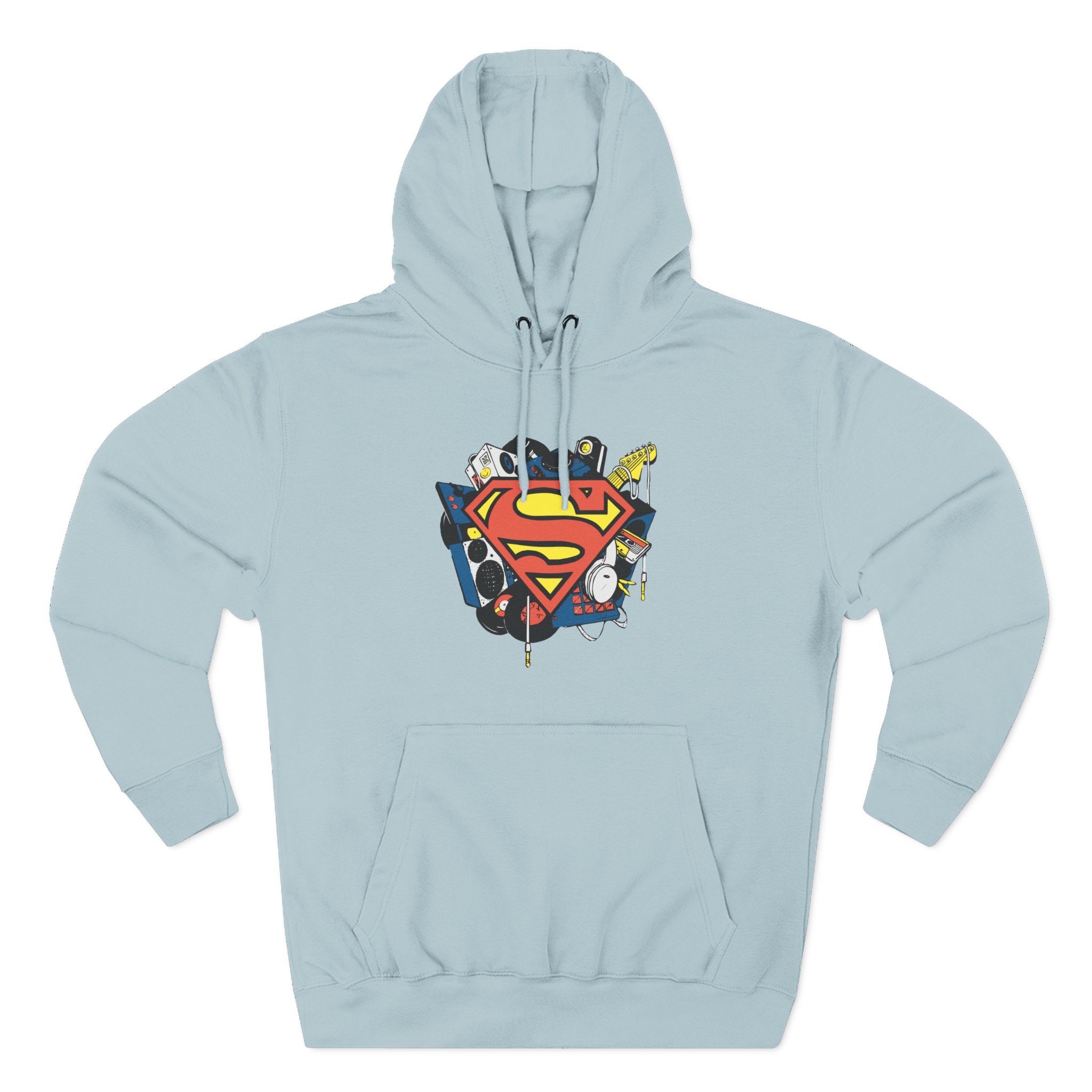 Kaskade X Superman Musician Three-Panel Fleece Hoodie