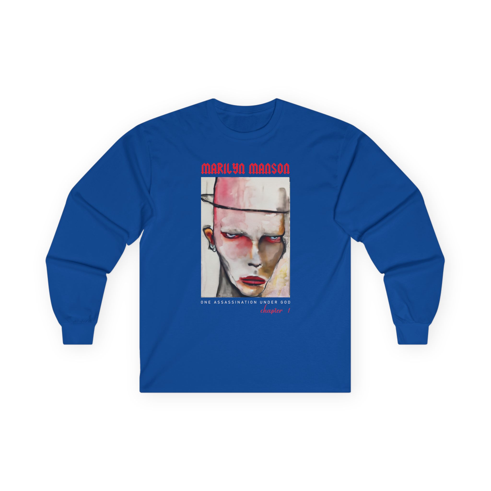 Marilyn Manson One Assassination Under God Unisex Ultra Cotton Long Sleeve Tee