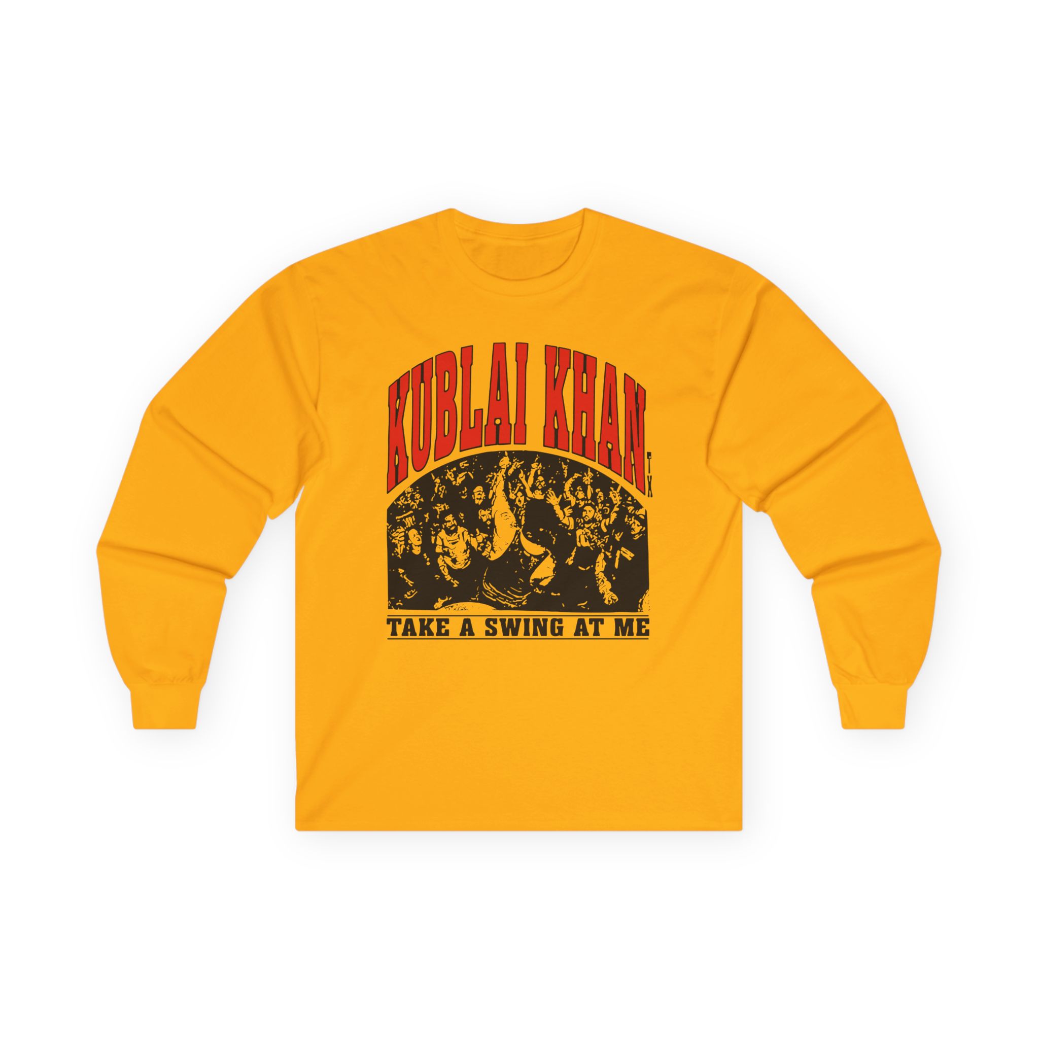 Kublai Khan - Take a Swing at Me Unisex Ultra Cotton Long Sleeve Tee