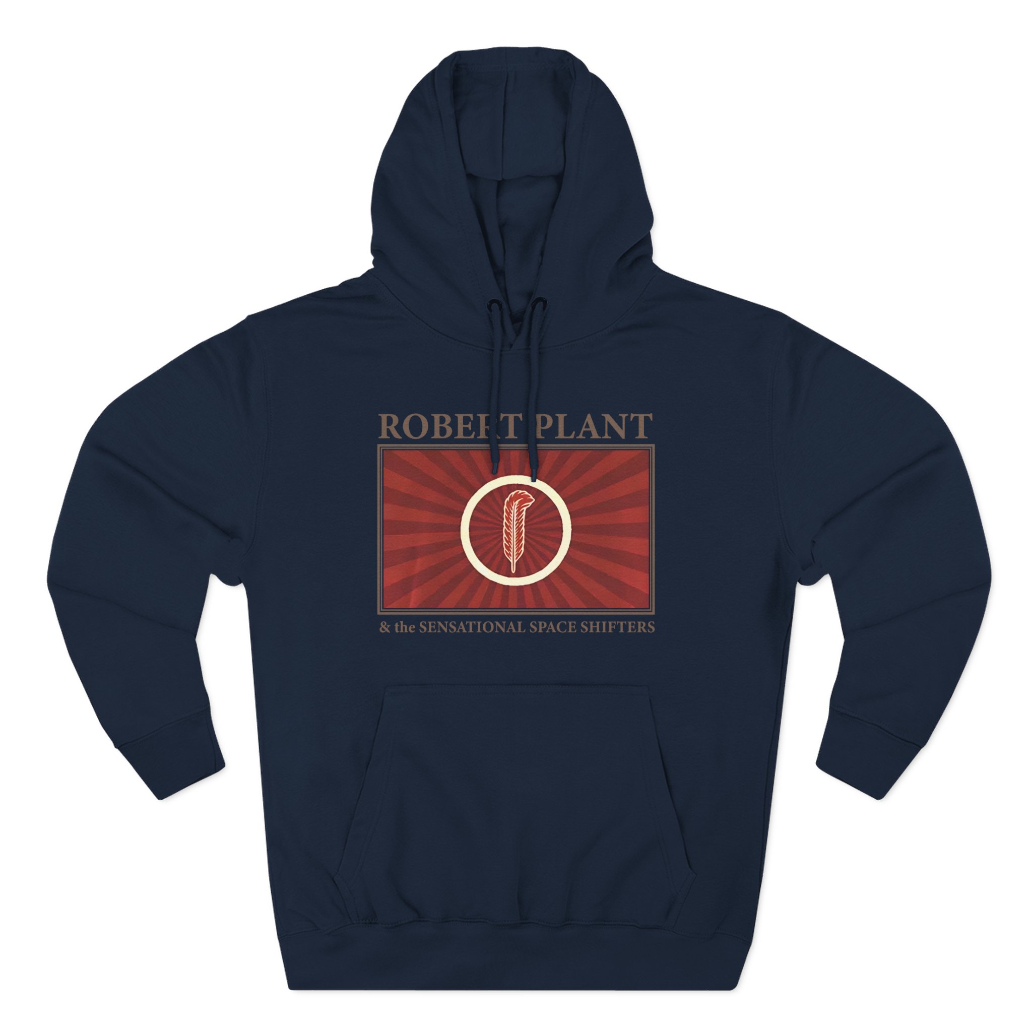 Robert Plant Feather Section Three-Panel Fleece Hoodie