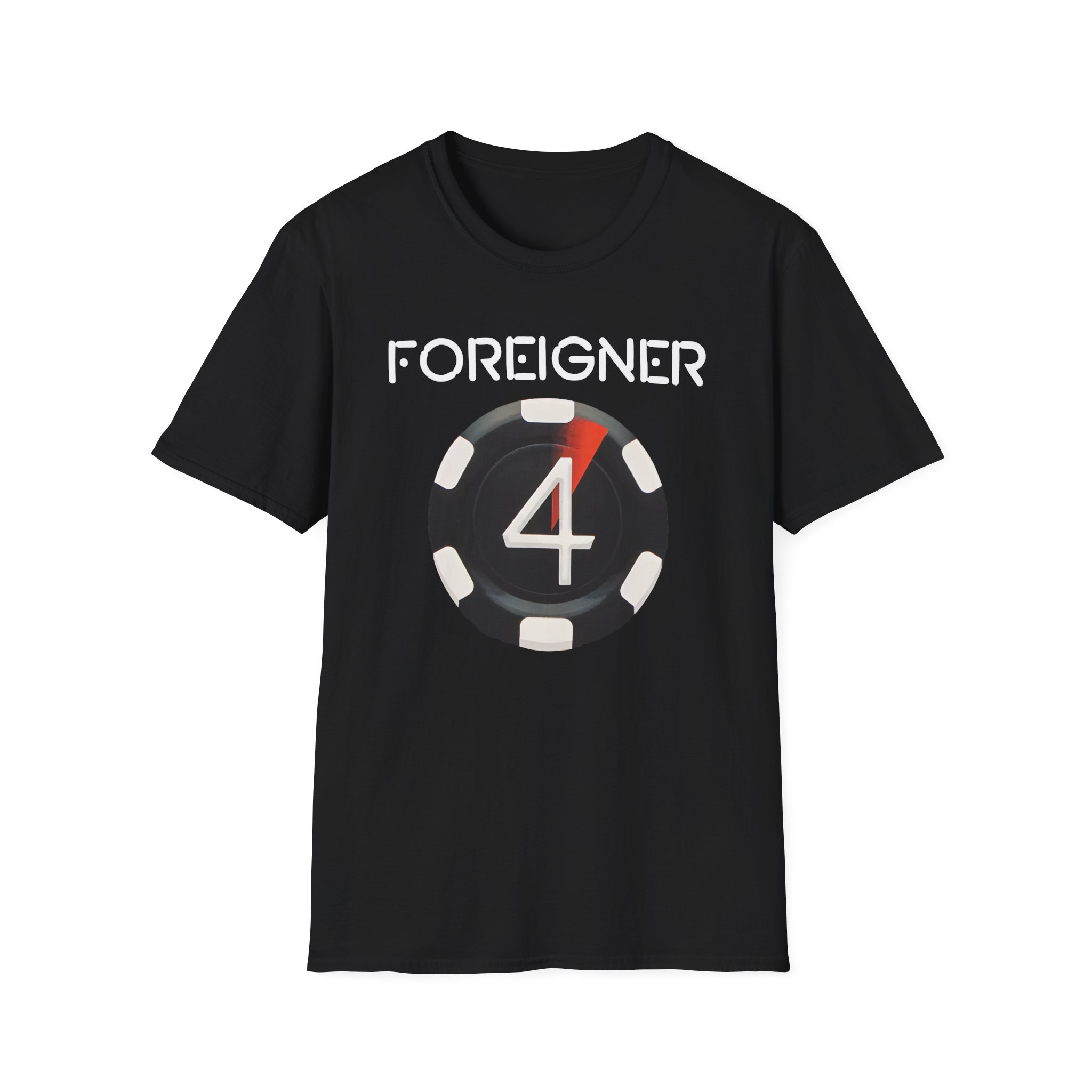 Foreigner 4 Poker Chip Unisex Softstyle T-Shirt