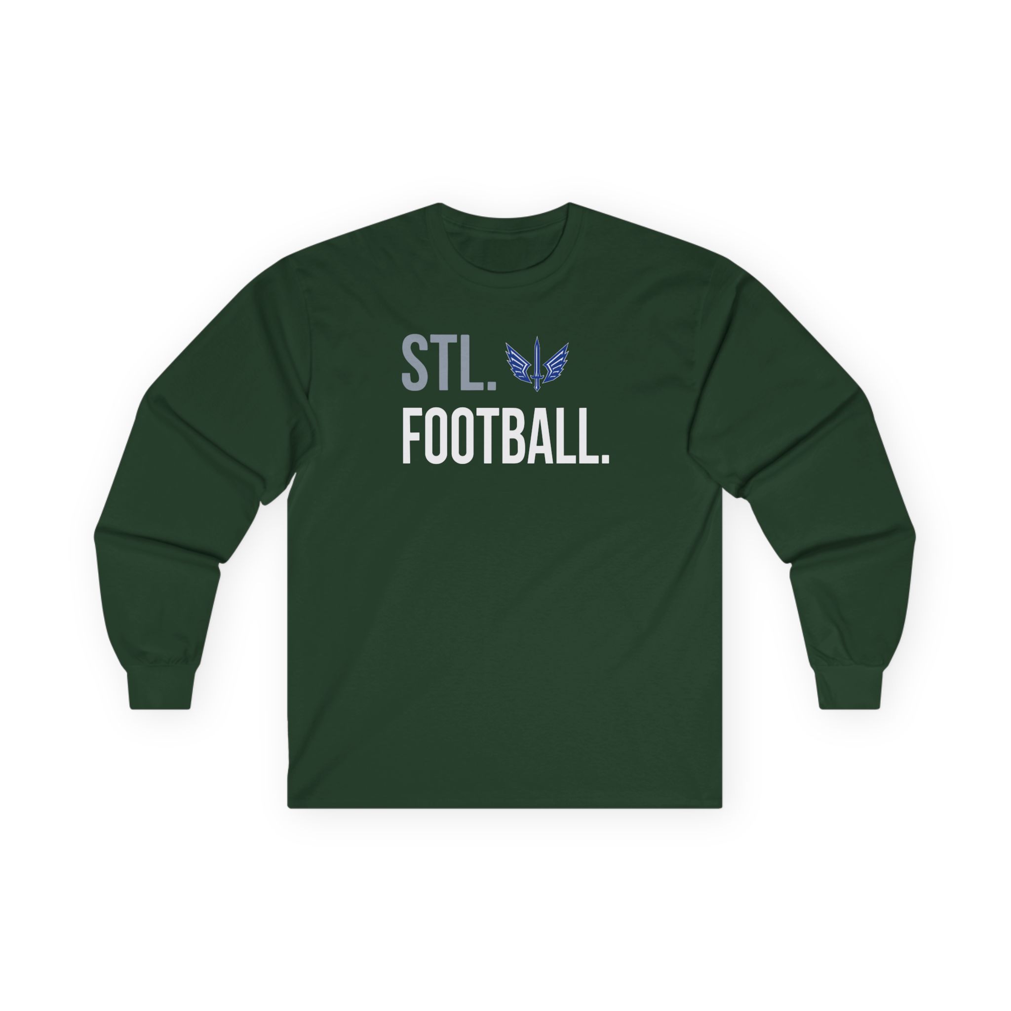 St. Louis Battlehawks 108 Stitches Football Spiral Unisex Ultra Cotton Long Sleeve Tee