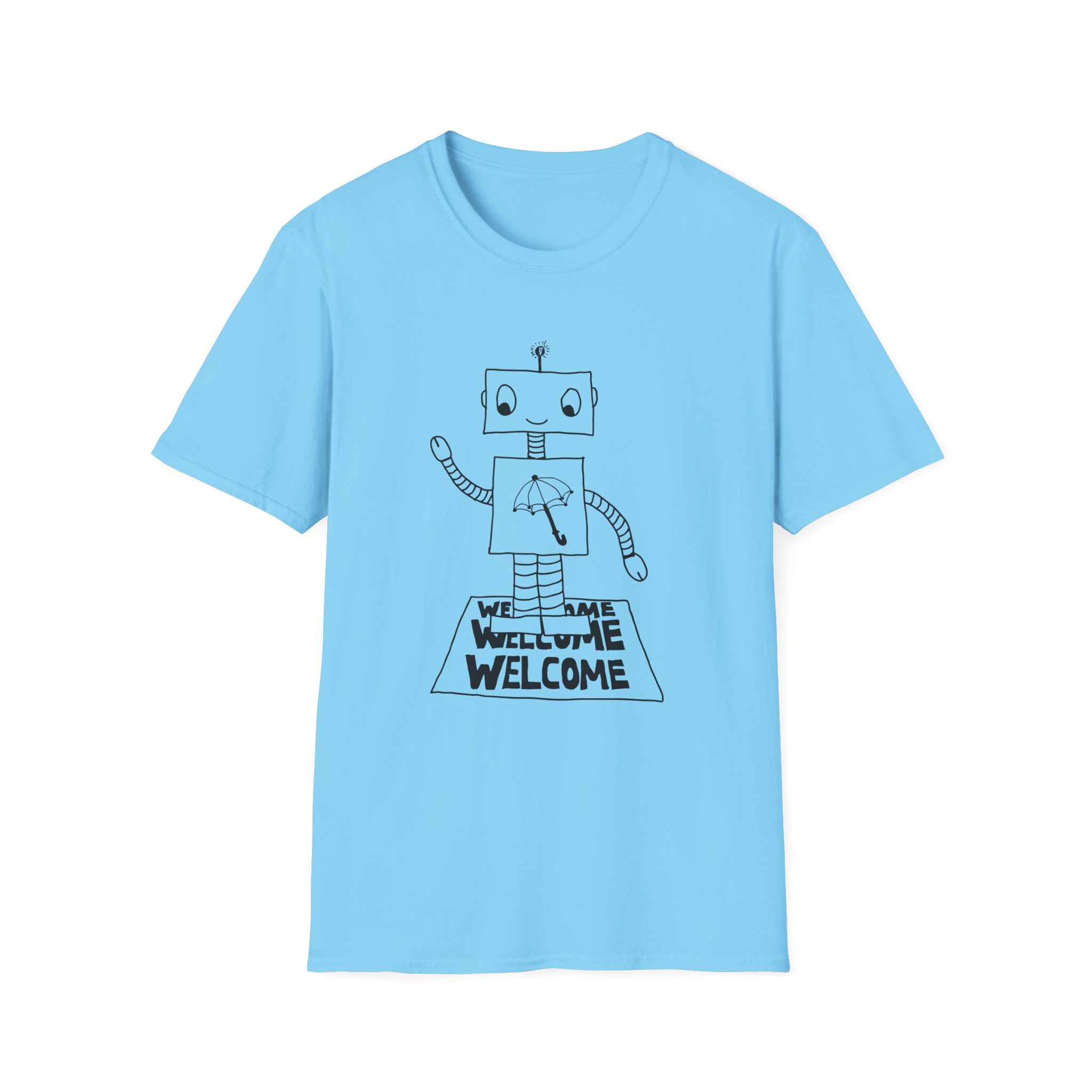 Armchair Expert Robot Unisex Softstyle T-Shirt