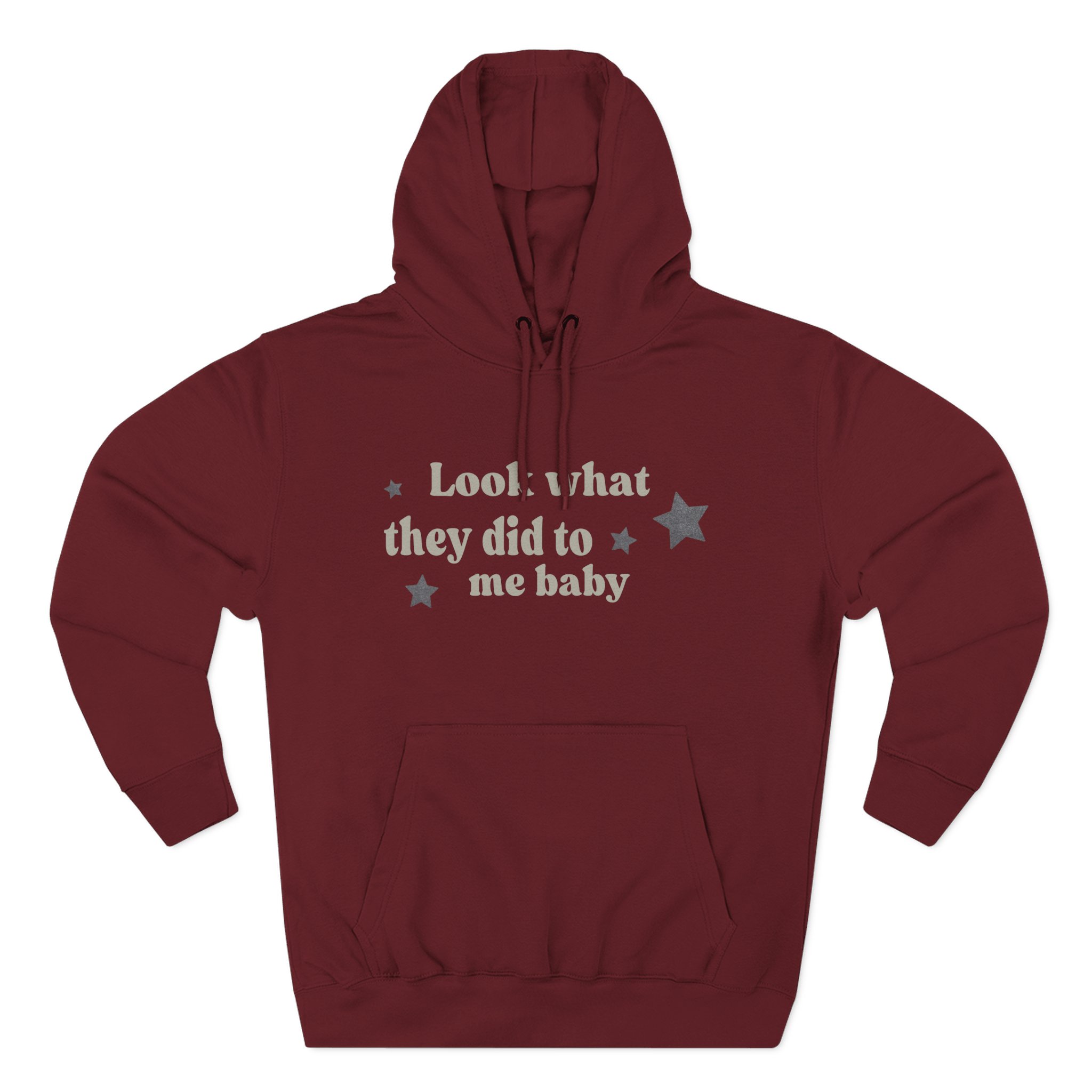Daniel Caesar 2024 Look What They Did to Me Baby Three-Panel Fleece Hoodie