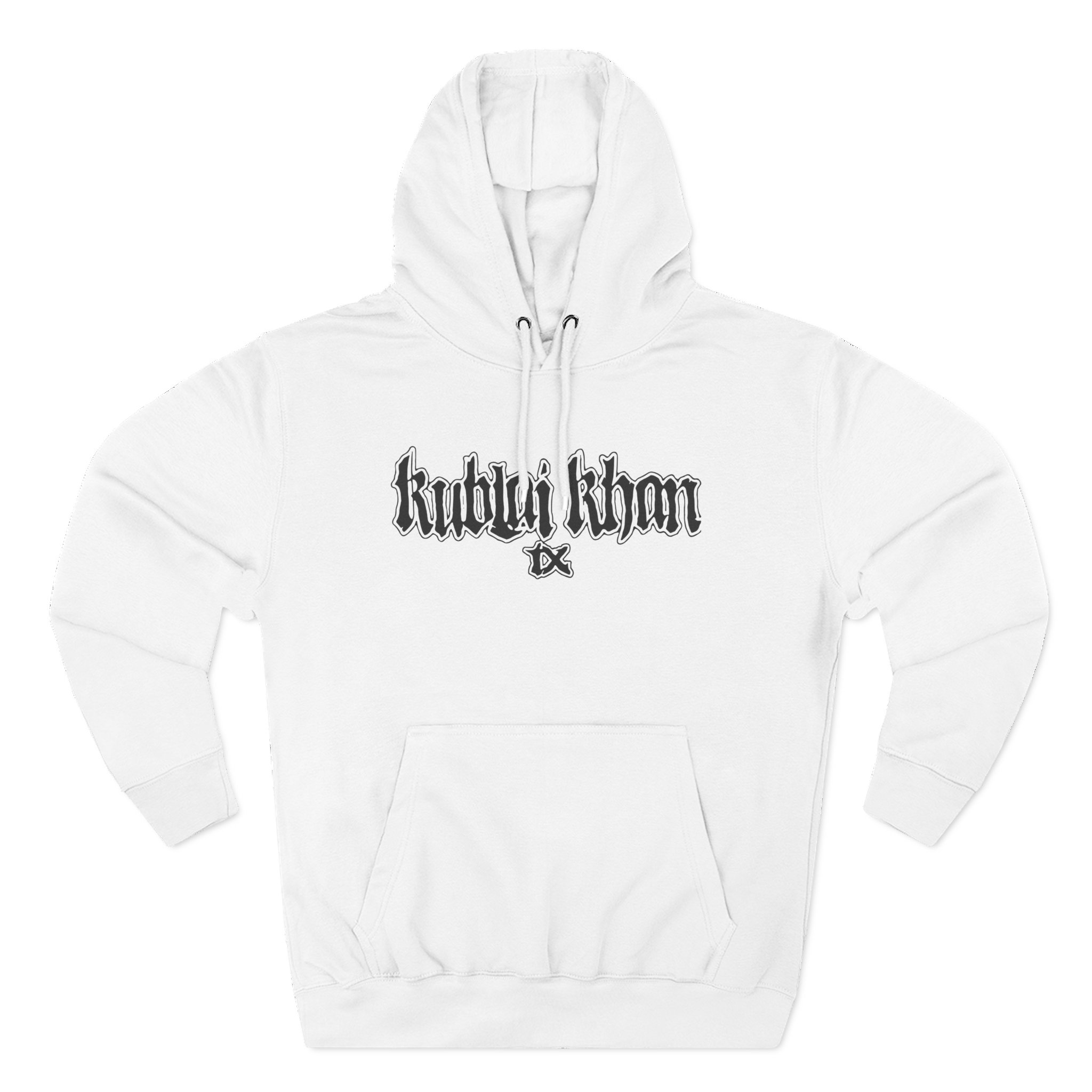 Kublai Khan - Never Enough Sportsgrey Three-Panel Fleece Hoodie