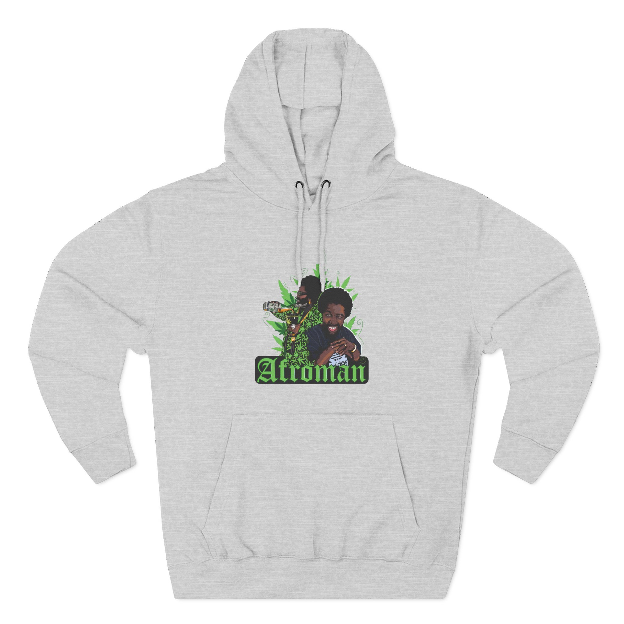 Afroman version 3 Three-Panel Fleece Hoodie