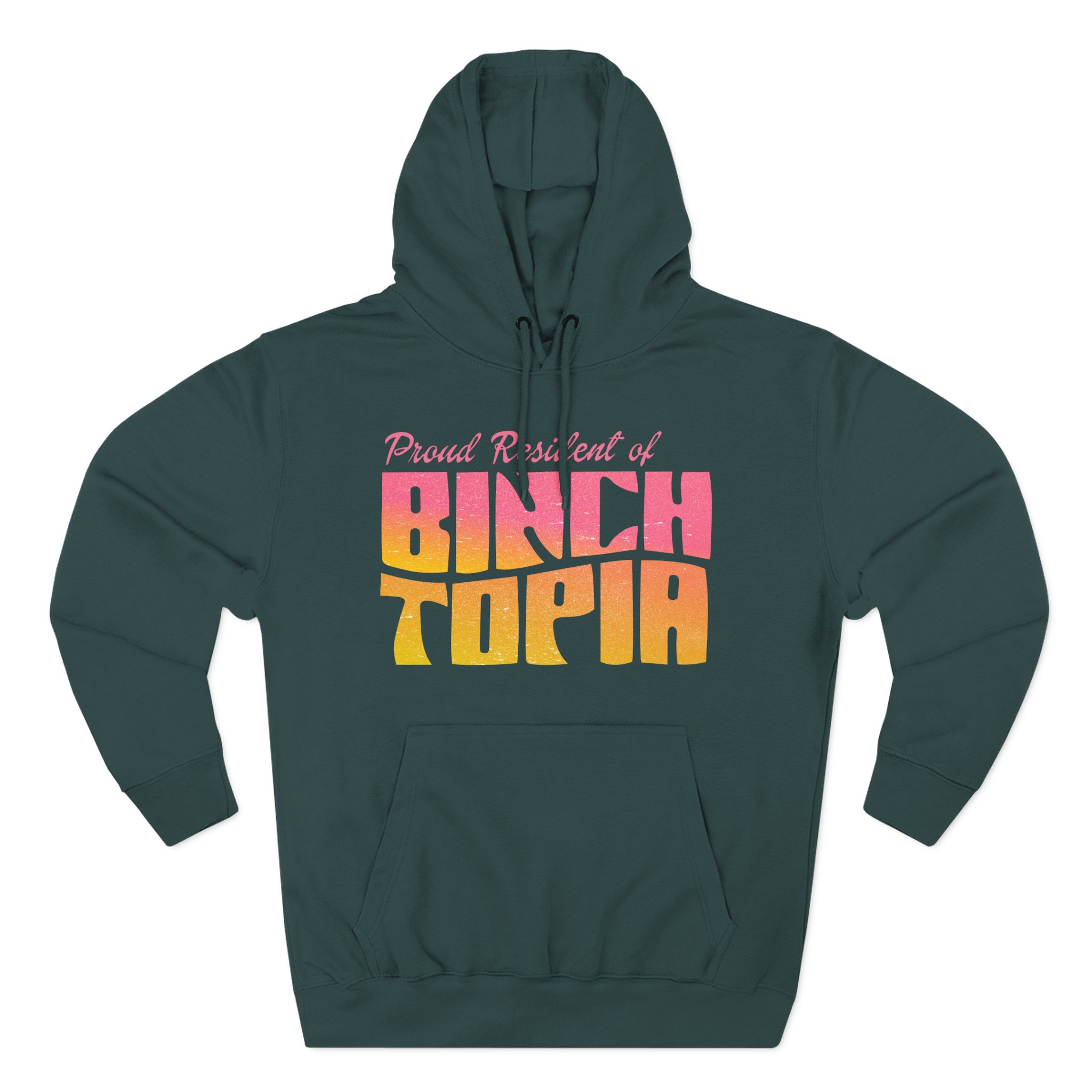 Binchtopia Three-Panel Fleece Hoodie