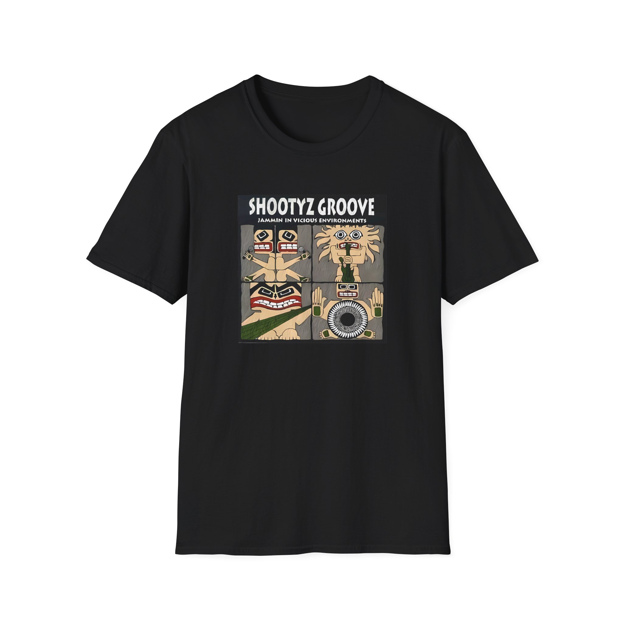 Shootyz Groove Jammin in Vicious Environments Album Cover Unisex Softstyle T-Shirt
