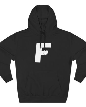 Fresh Love Three-Panel Fleece Hoodie
