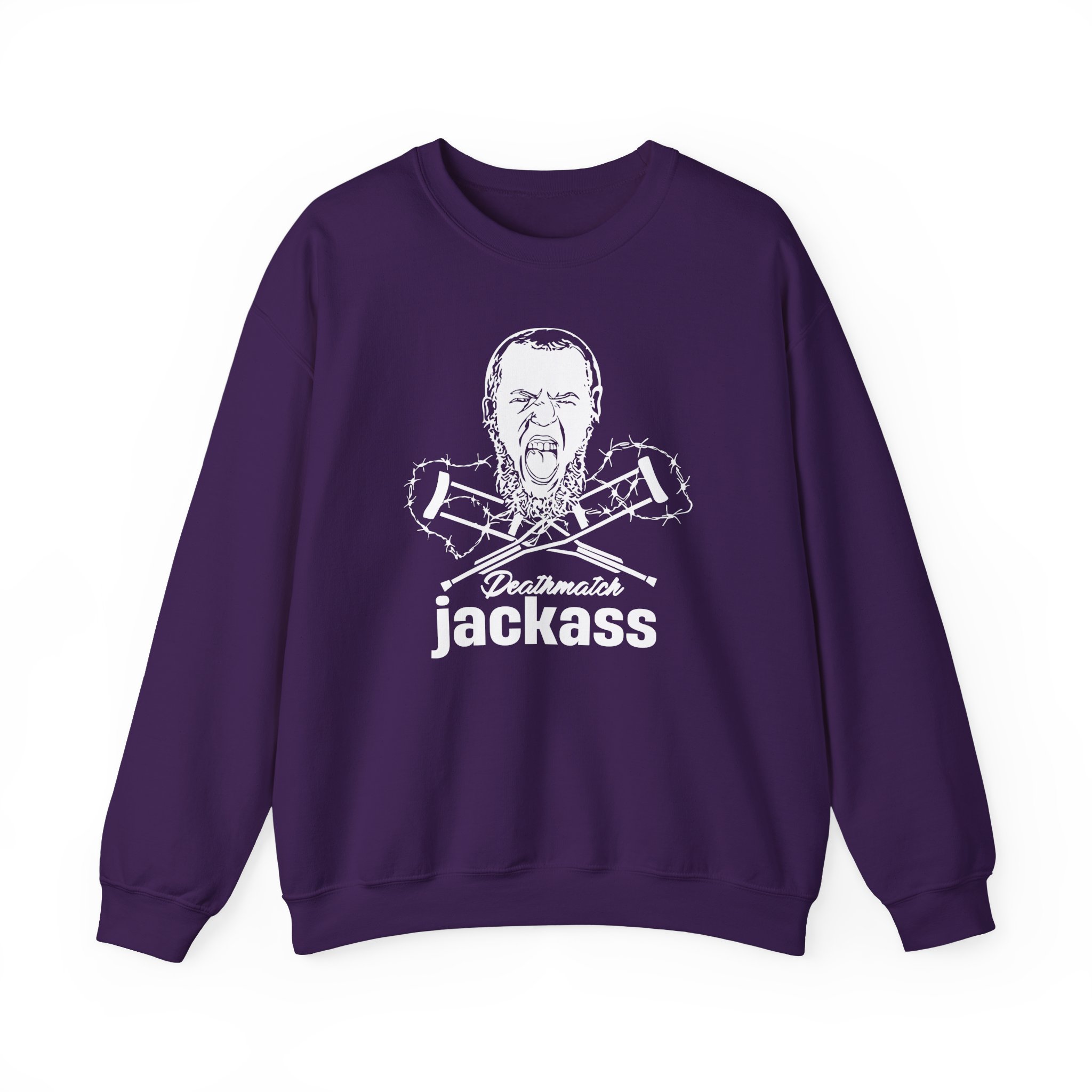 Dale Patricks-deathmatch Jackass Unisex Heavy Blendâ„¢ Crewneck Sweatshirt