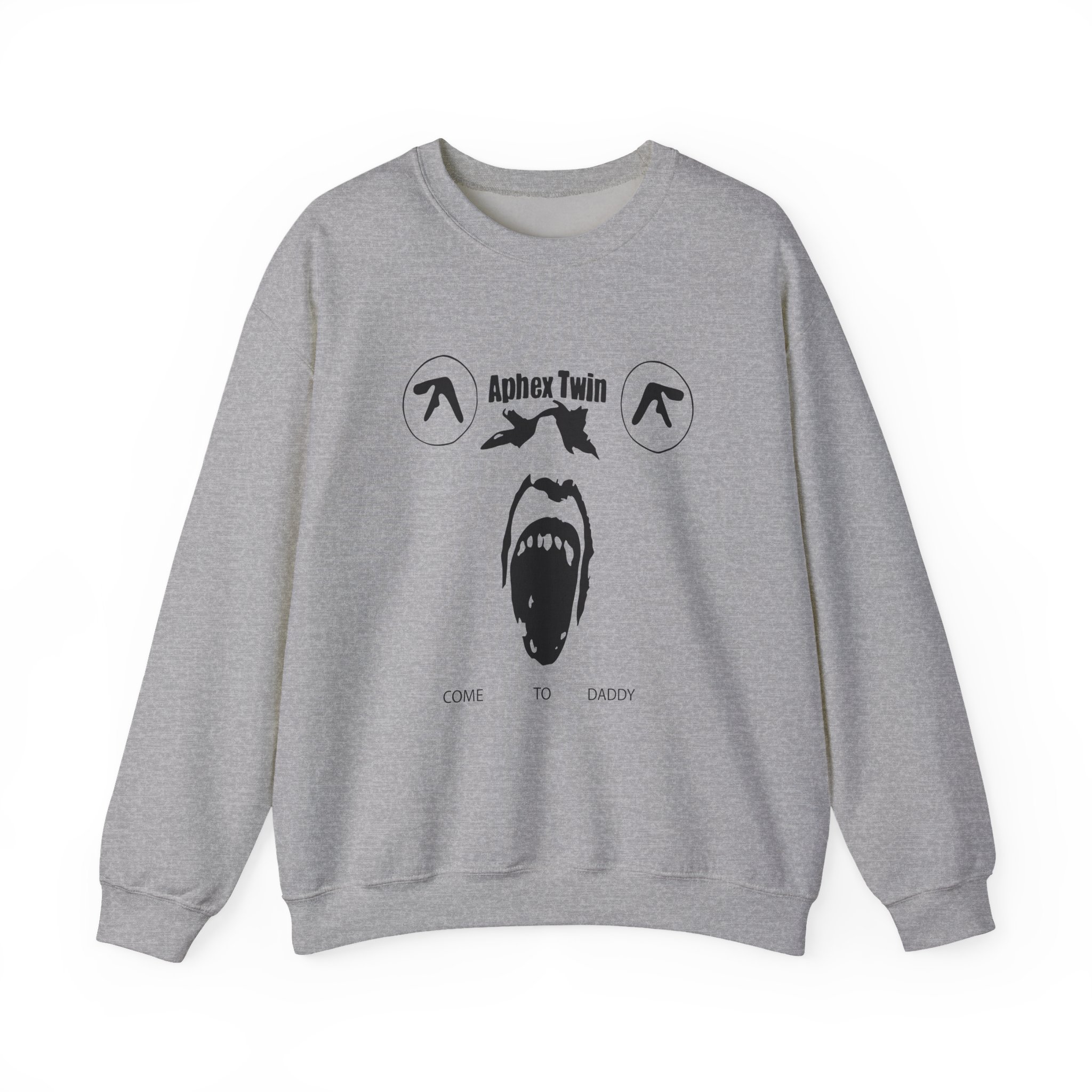Aphex Twin Come To Daddy Unisex Heavy Blendâ„¢ Crewneck Sweatshirt