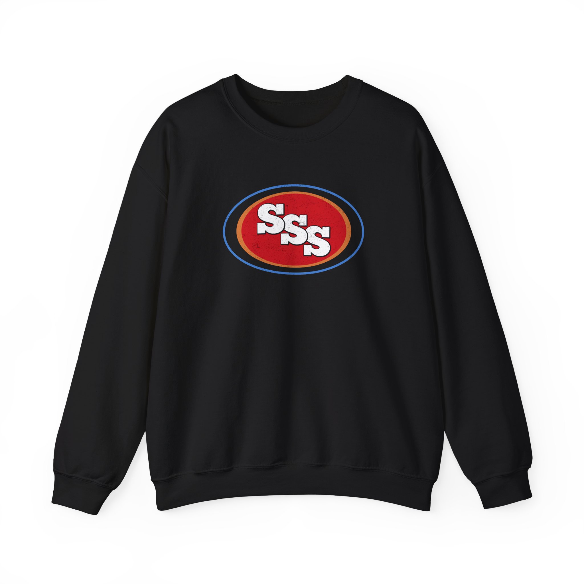 Seasick Steve Sss Oval Acid Unisex Heavy Blendâ„¢ Crewneck Sweatshirt