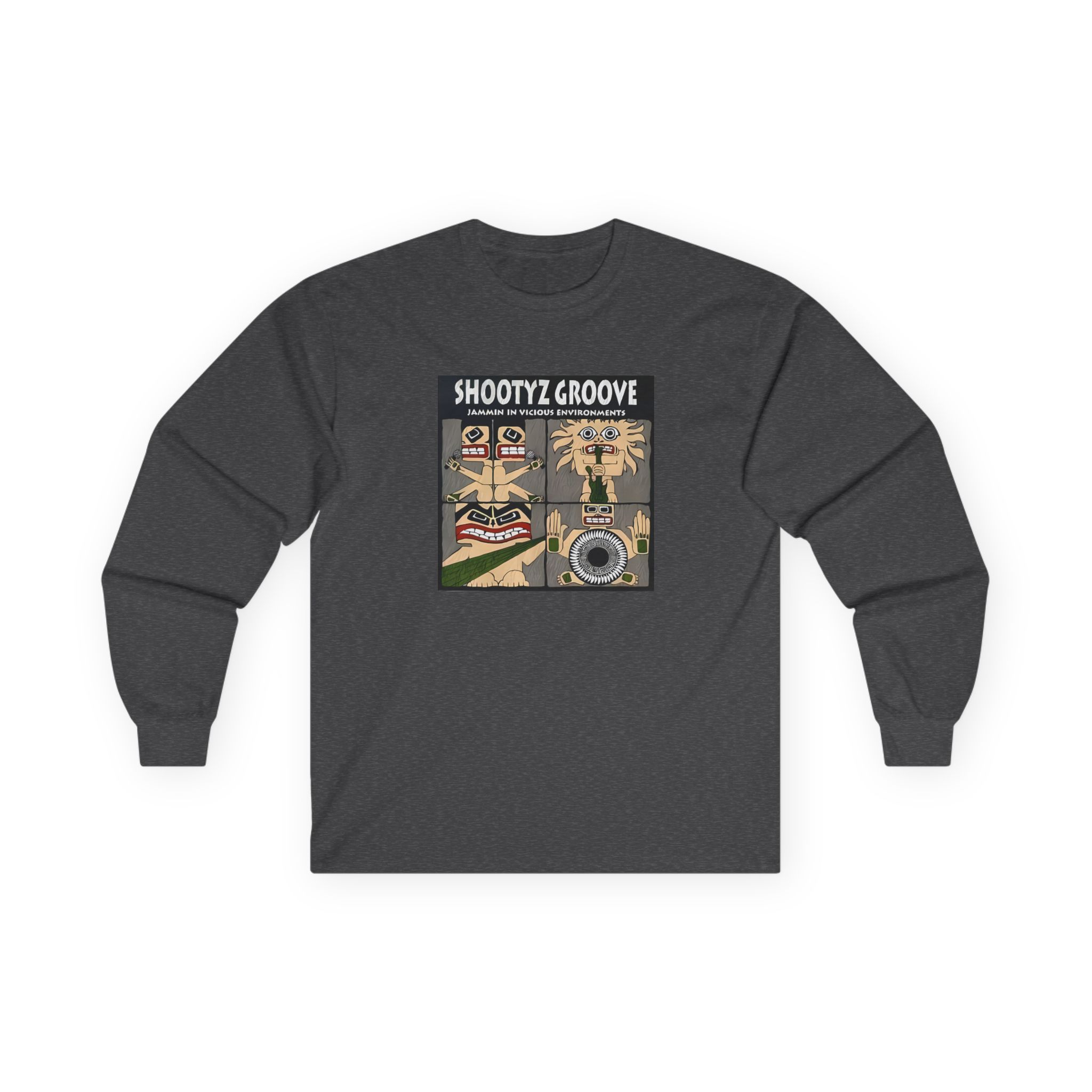 Shootyz Groove Jammin in Vicious Environments Album Cover Unisex Ultra Cotton Long Sleeve Tee