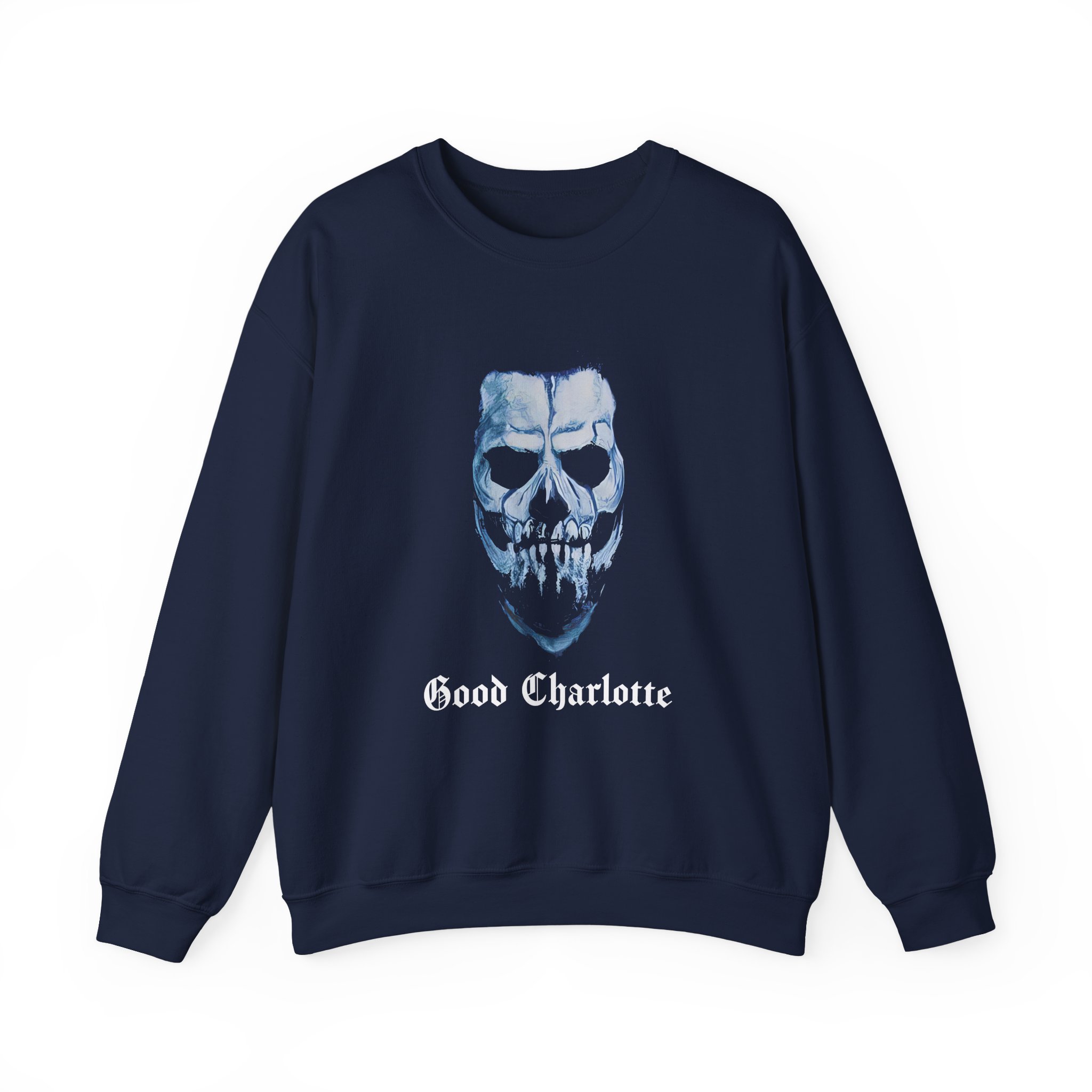 Good Charlotte Glow Skull Unisex Heavy Blendâ„¢ Crewneck Sweatshirt