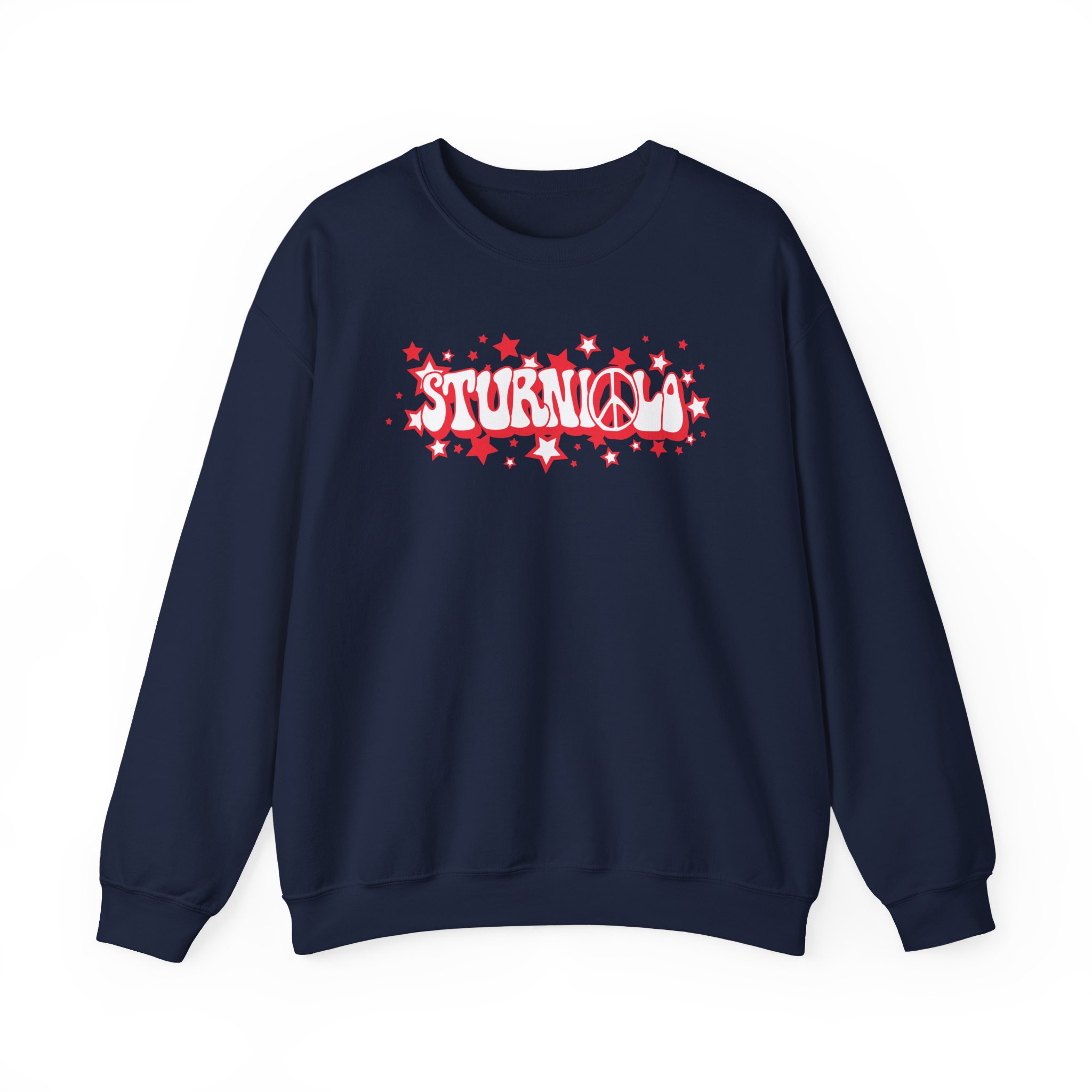 Sturniolo Peace & Stars Unisex Heavy Blendâ„¢ Crewneck Sweatshirt