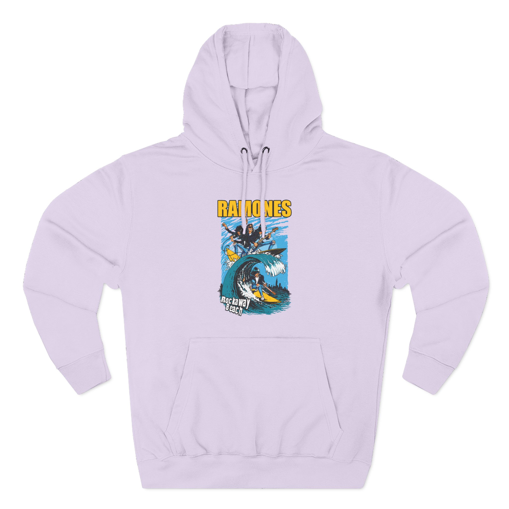 Ramones Rockaway Beach Three-Panel Fleece Hoodie