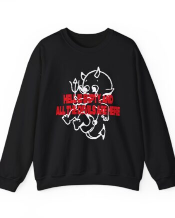 Slowthai Hell is Empty and All the Devils Are Here Unisex Heavy Blend™ Crewneck Sweatshirt
