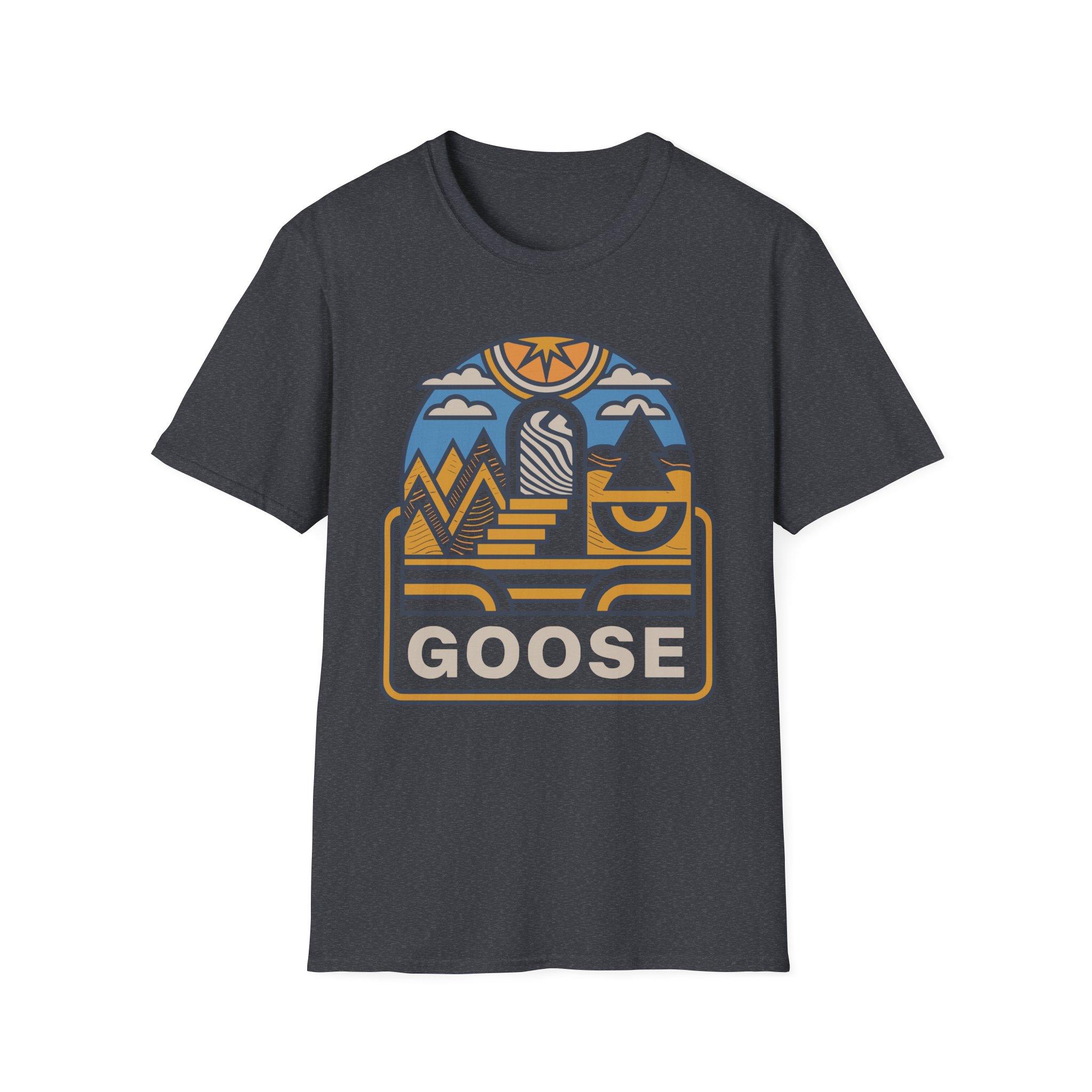 Goose Trippy Staircase Unisex Softstyle T-Shirt