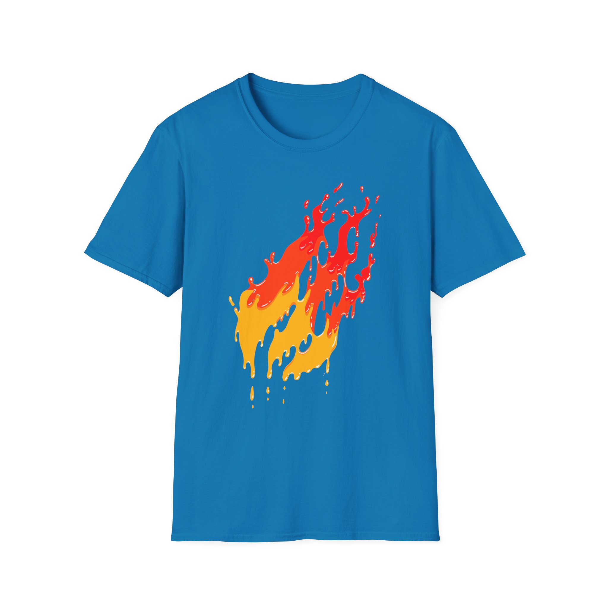 Preston Fire Drip Unisex Softstyle T-Shirt