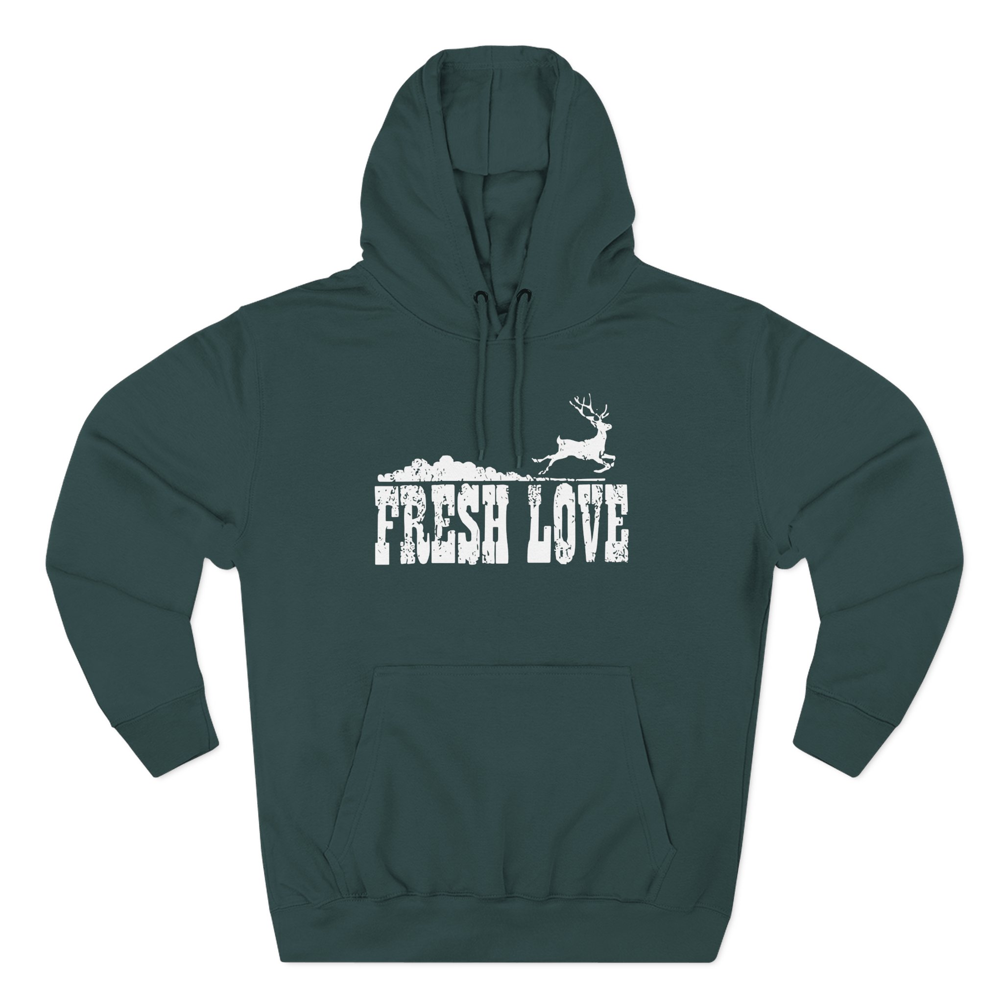 Fresh Love Three-Panel Fleece Hoodie