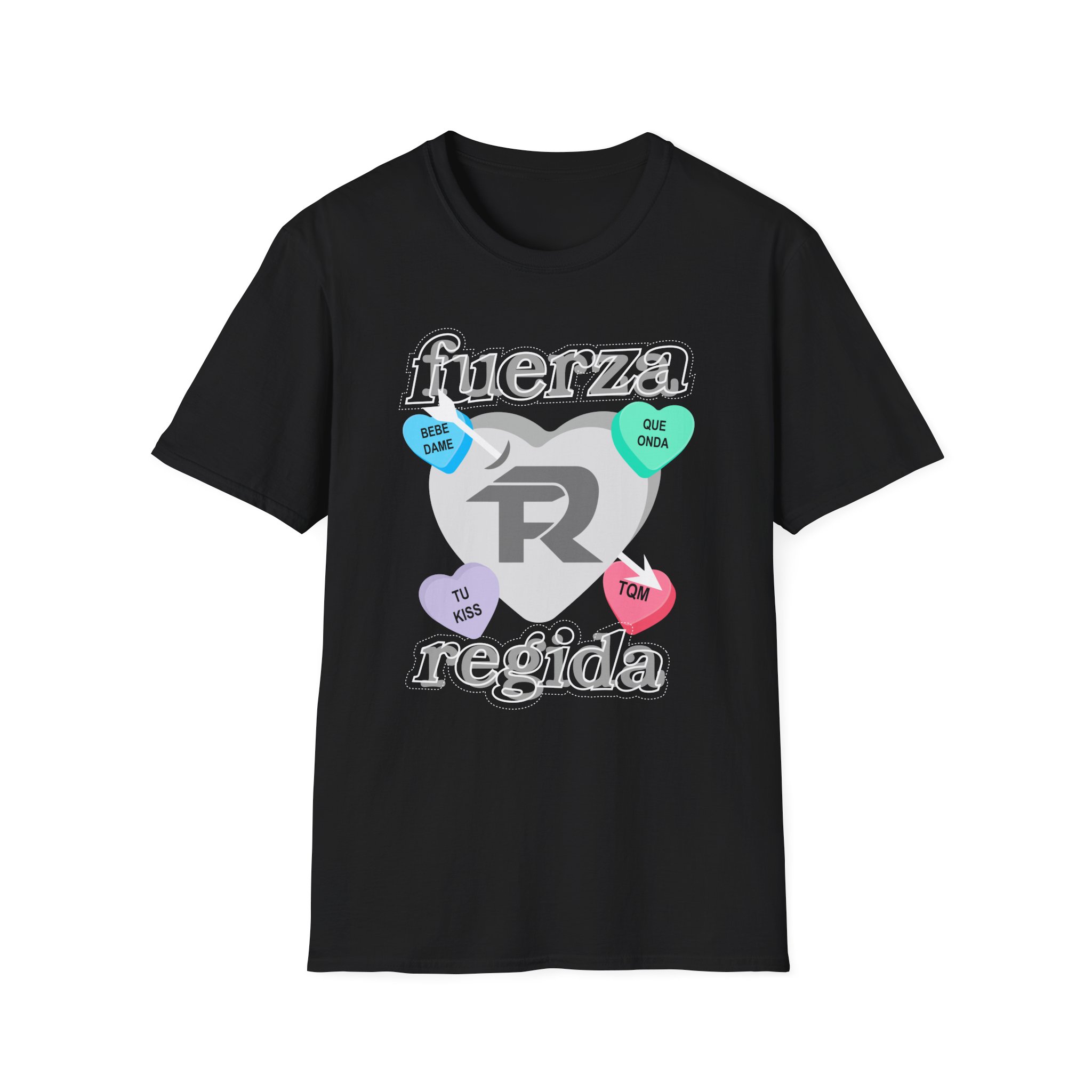Fuerza Regida Candy Hearts Unisex Softstyle T-Shirt