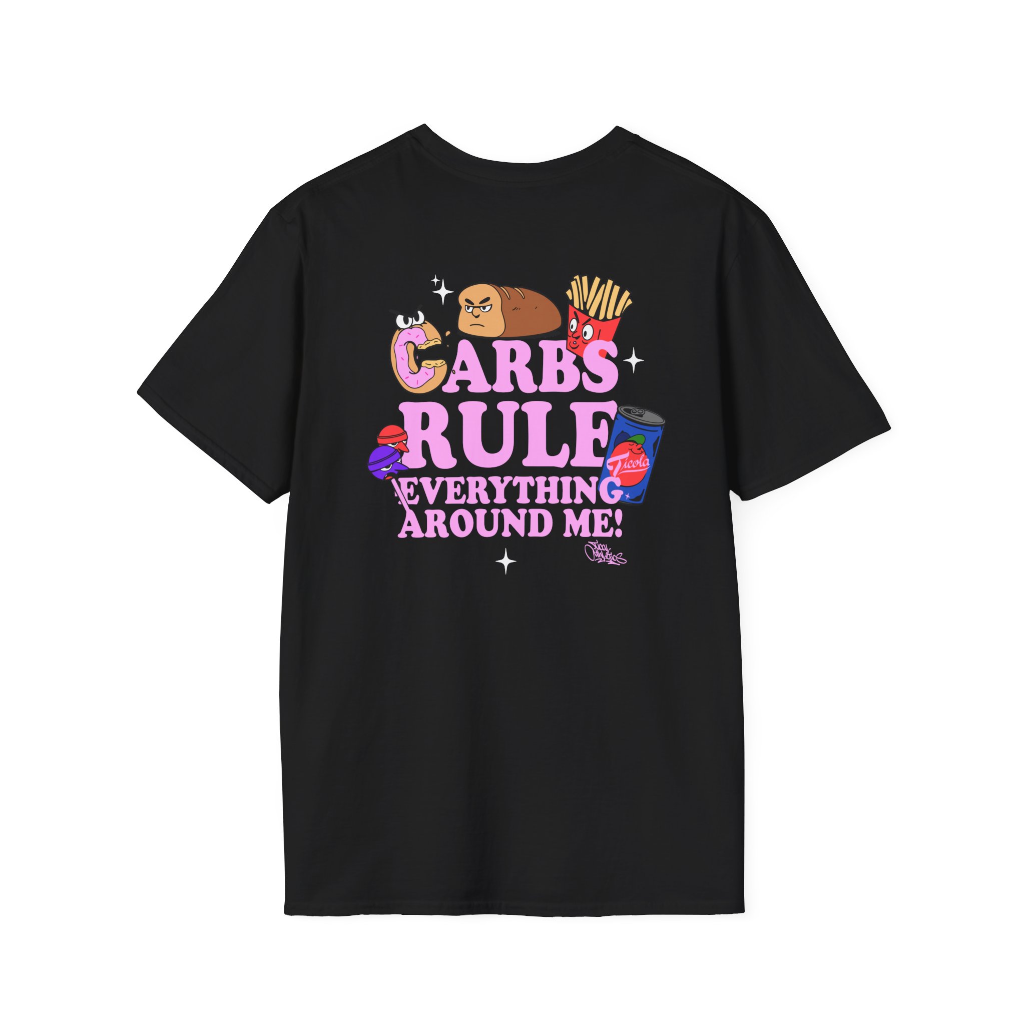 Method Man Carbs Rule Everything Around Me Unisex Softstyle T-Shirt