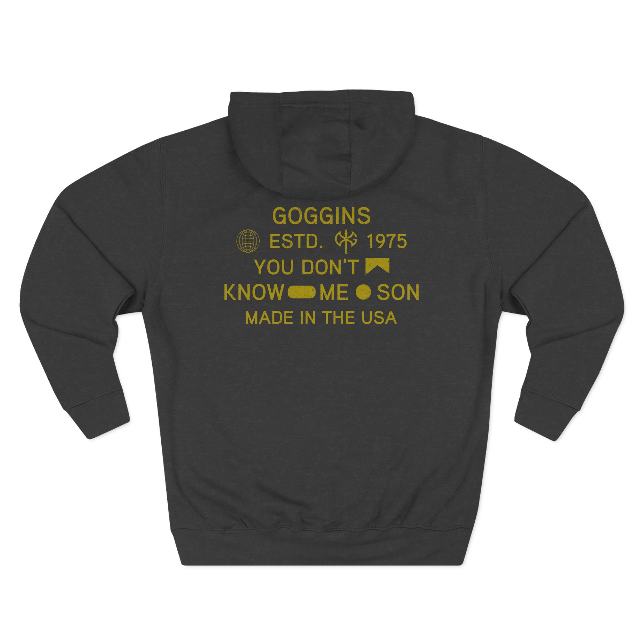 David Goggins Made in the Usa Three-Panel Fleece Hoodie