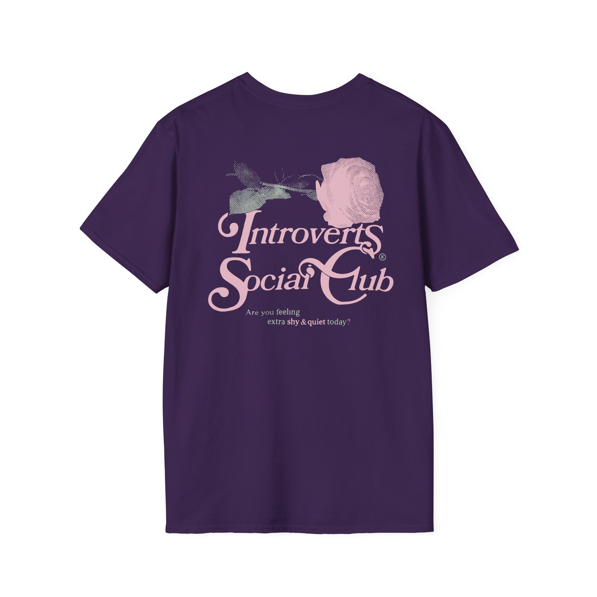 Kallmekris Introverts Social Club Unisex Softstyle T-Shirt