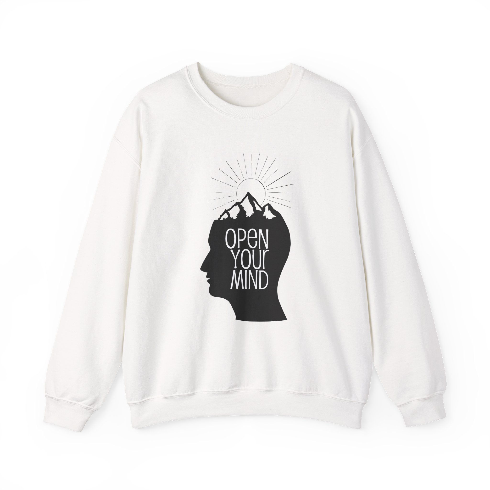 Kendall Rae Open Your Mind Unisex Heavy Blendâ„¢ Crewneck Sweatshirt