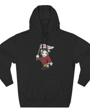 Amigo The Devil Go Evil Mascot Three-Panel Fleece Hoodie