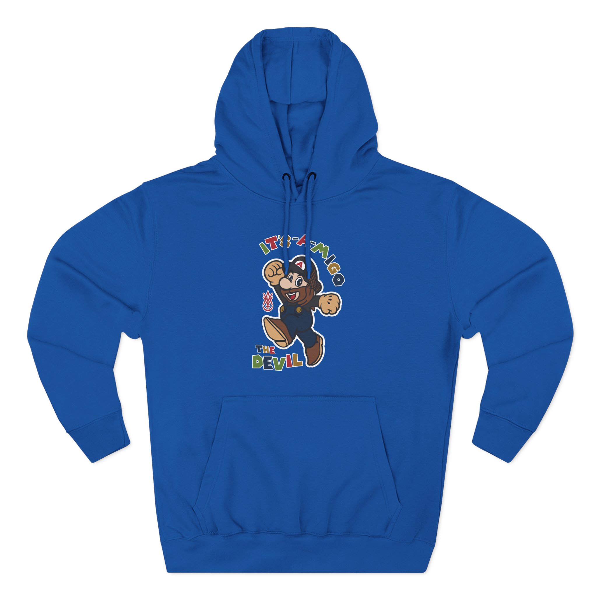ITS-A-MIGO the Devil Three-Panel Fleece Hoodie