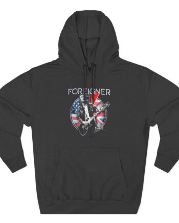 Foreigner Mick Jones Three-Panel Fleece Hoodie