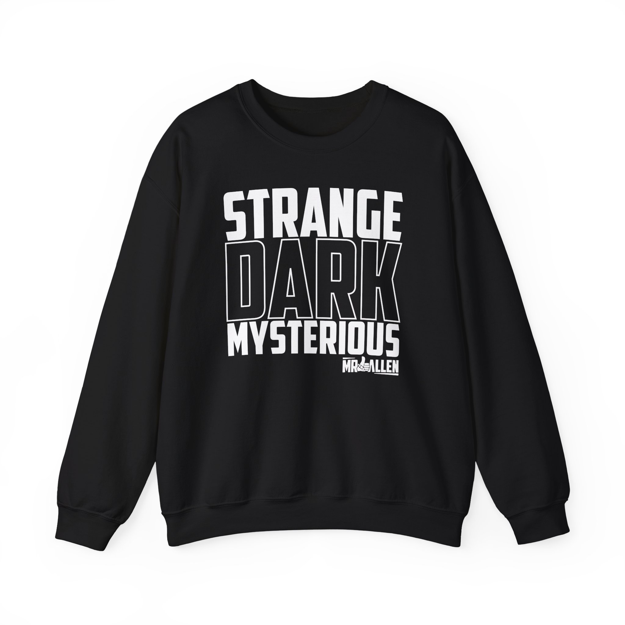 Mrballen Strange Dark Mysterious Unisex Heavy Blendâ„¢ Crewneck Sweatshirt