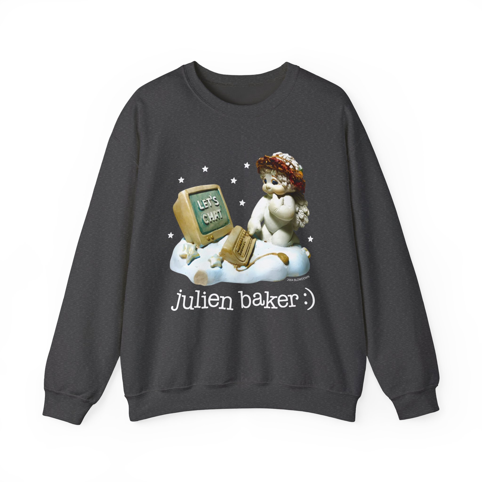 Julien Baker Online Angel Unisex Heavy Blendâ„¢ Crewneck Sweatshirt