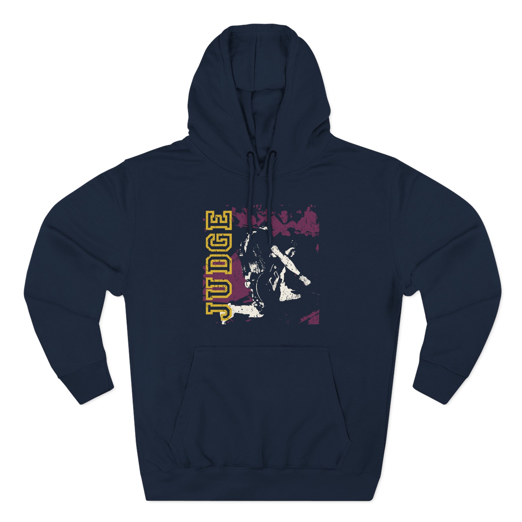 Judge Bringin' It Down Cover Photo Three-Panel Fleece Hoodie