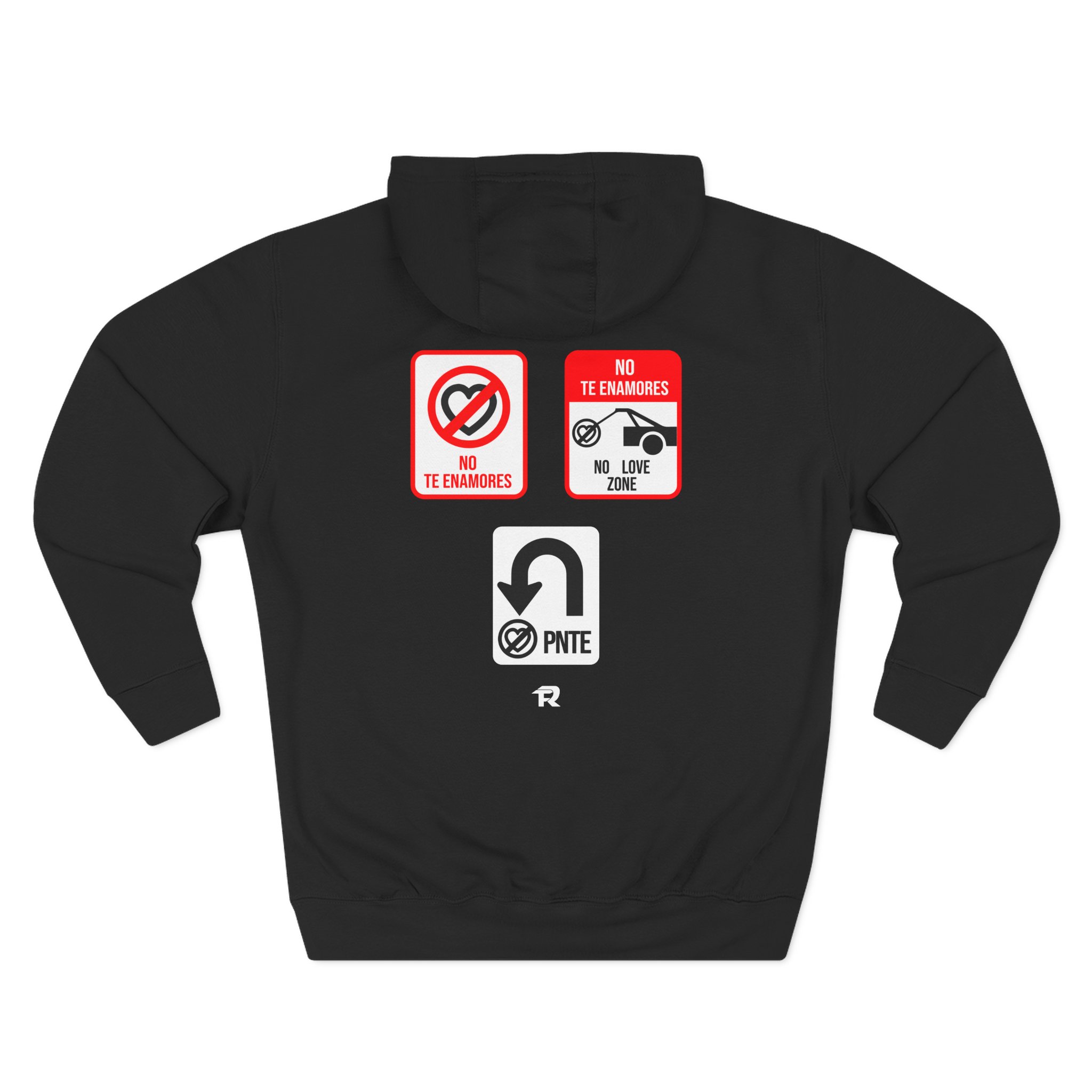 Fuerza Regida No Love Zone Three-Panel Fleece Hoodie