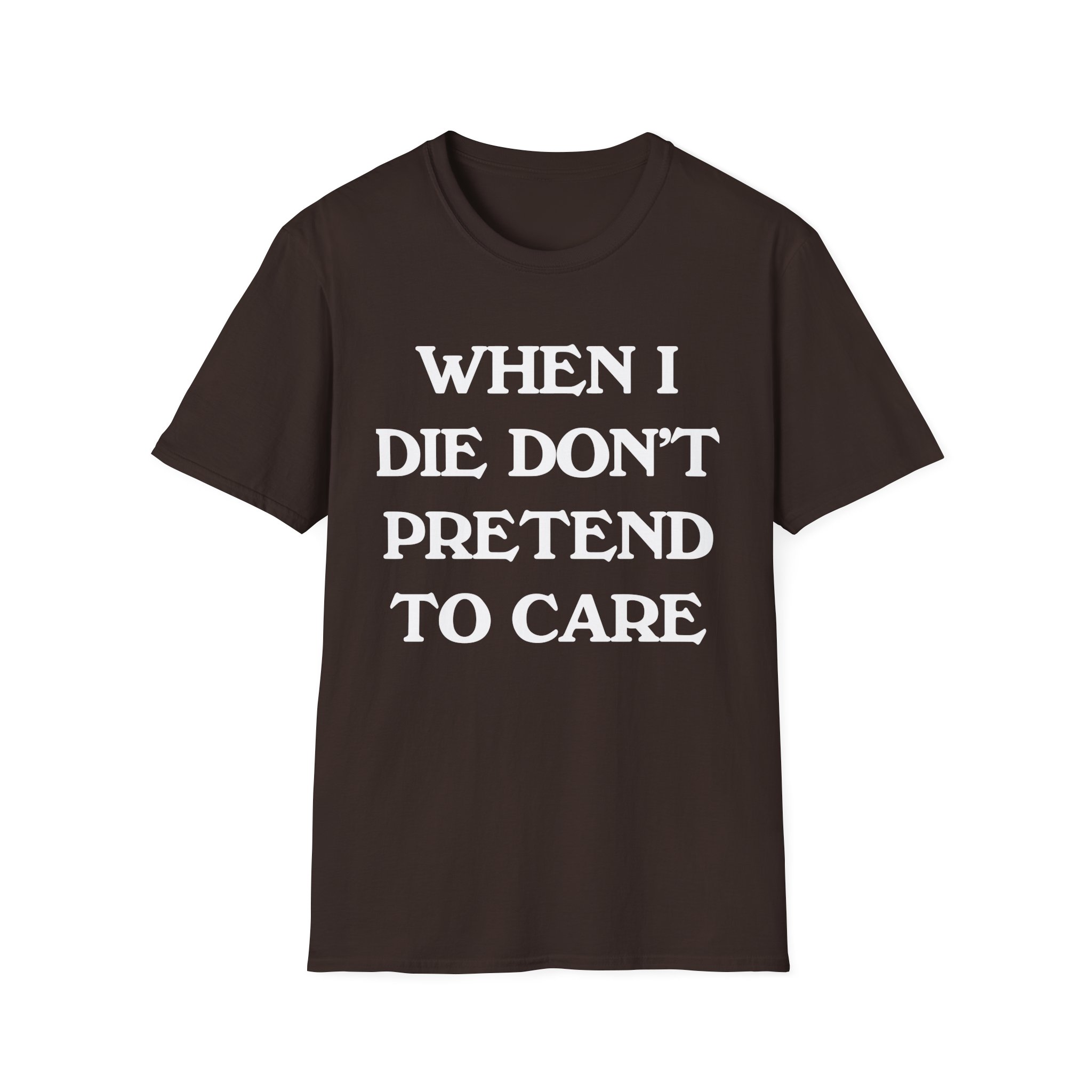 Tierra Whack When I Die Don't Pretend to Care Unisex Softstyle T-Shirt