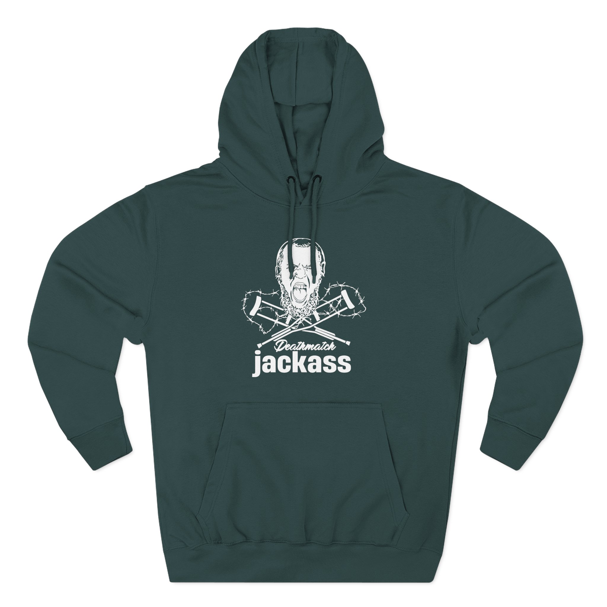 Dale Patricks-deathmatch Jackass Three-Panel Fleece Hoodie