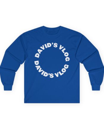 David Dobrik  David's Vlog Unisex Ultra Cotton Long Sleeve Tee