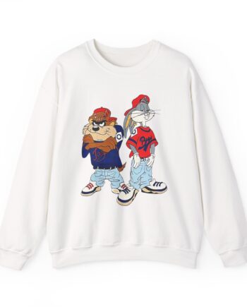 Vintage 90s Looney Tunes Bugs Taz Kris’s Kross Unisex Heavy Blend™ Crewneck Sweatshirt