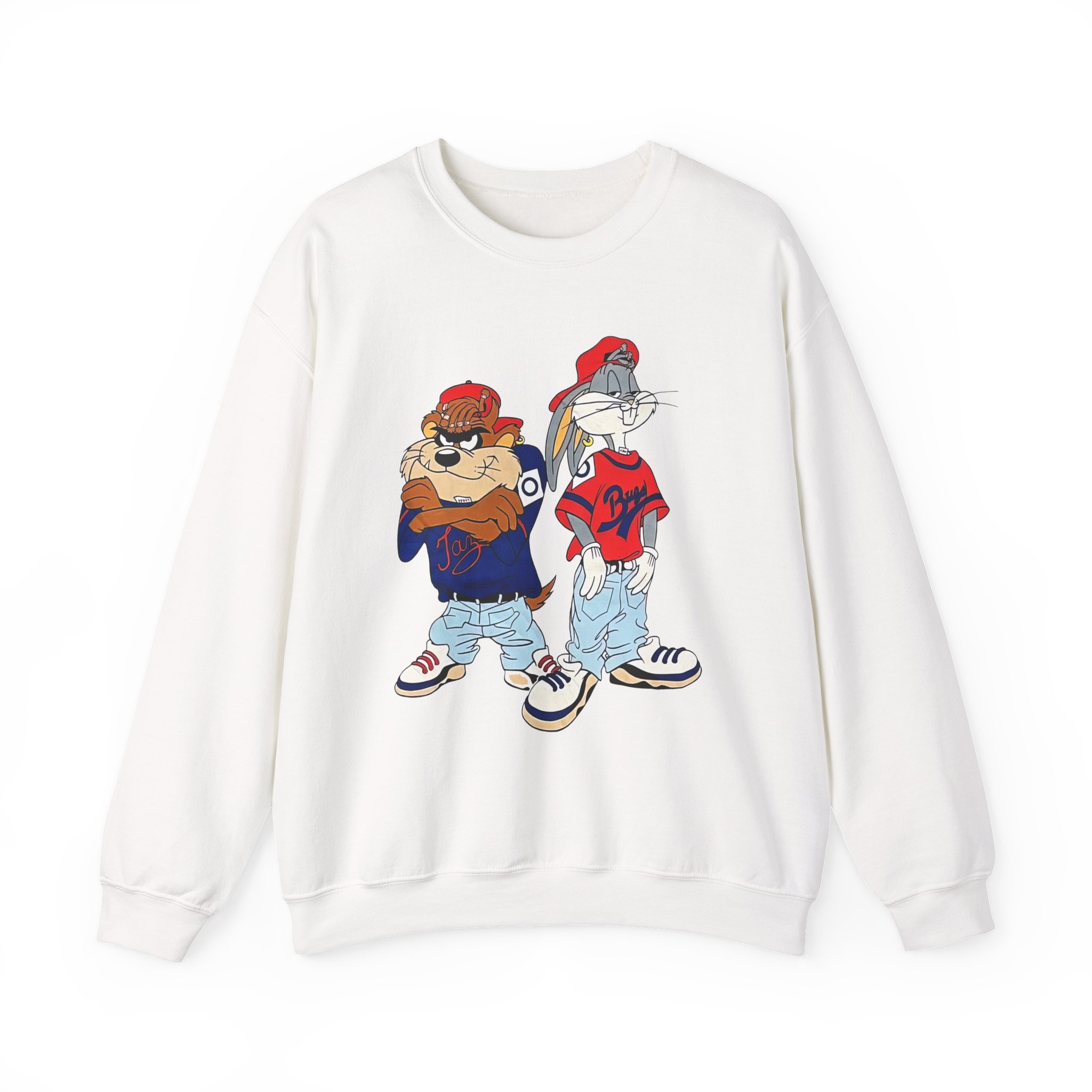 Vintage 90s Looney Tunes Bugs Taz Kris’s Kross Unisex Heavy Blend™ Crewneck Sweatshirt