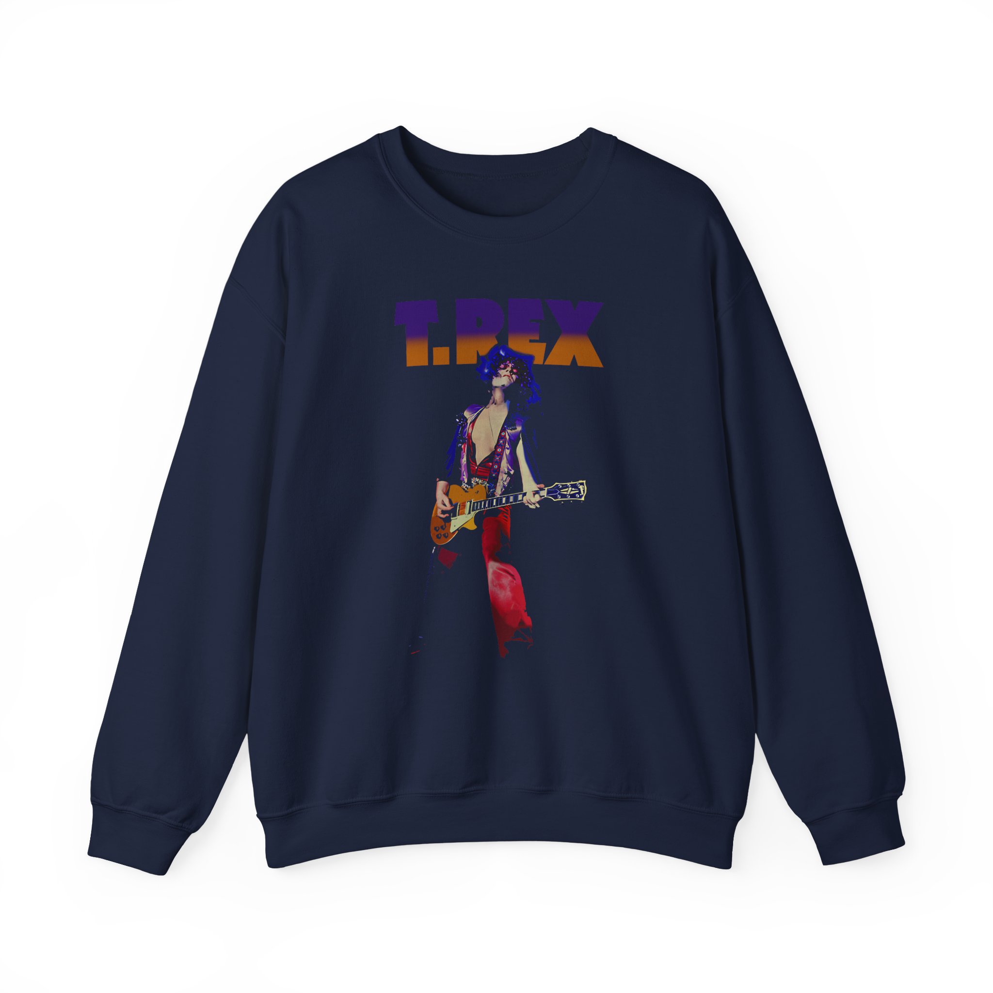 T Rex Rockin Unisex Heavy Blendâ„¢ Crewneck Sweatshirt
