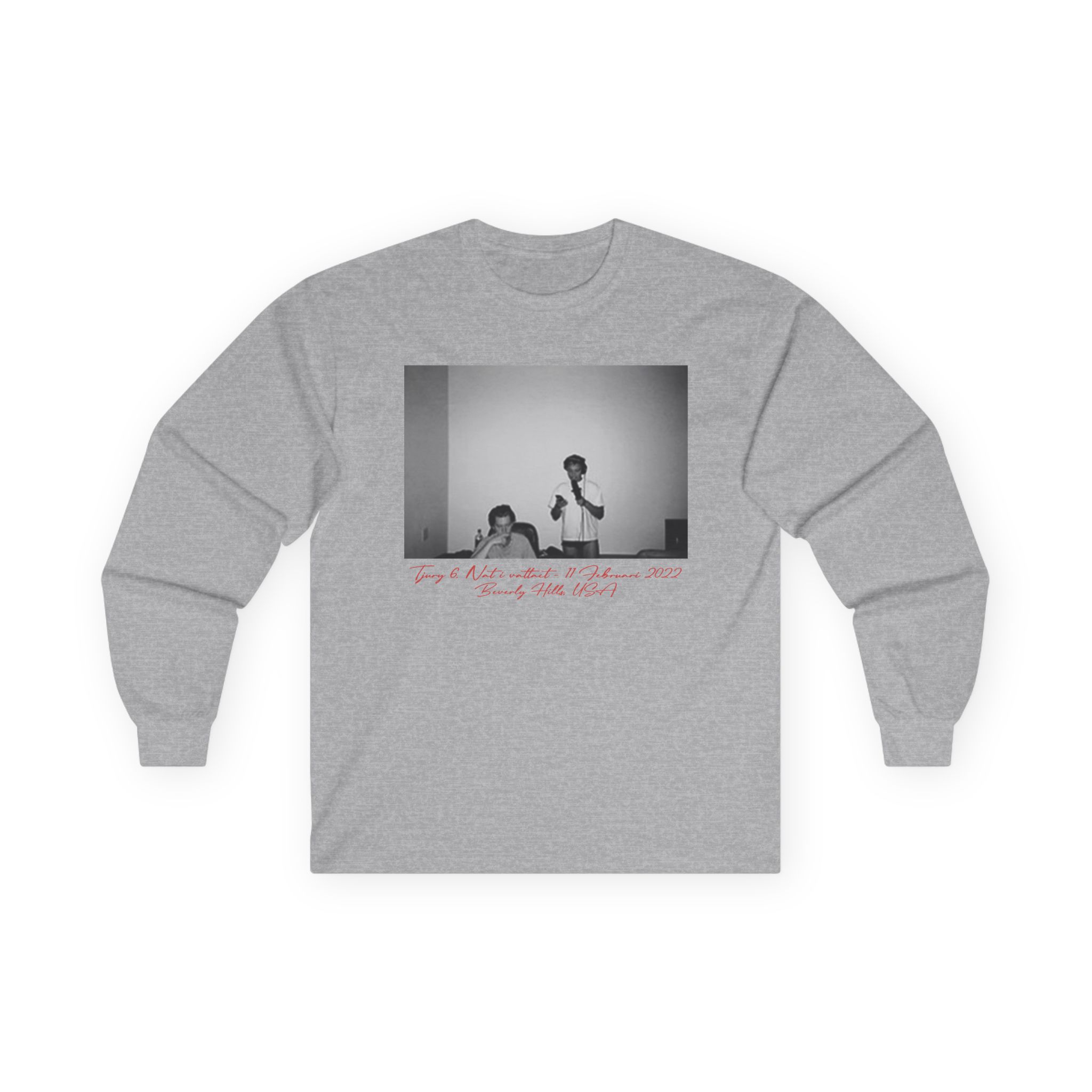 Hov1 11 Februari Vit Unisex Ultra Cotton Long Sleeve Tee