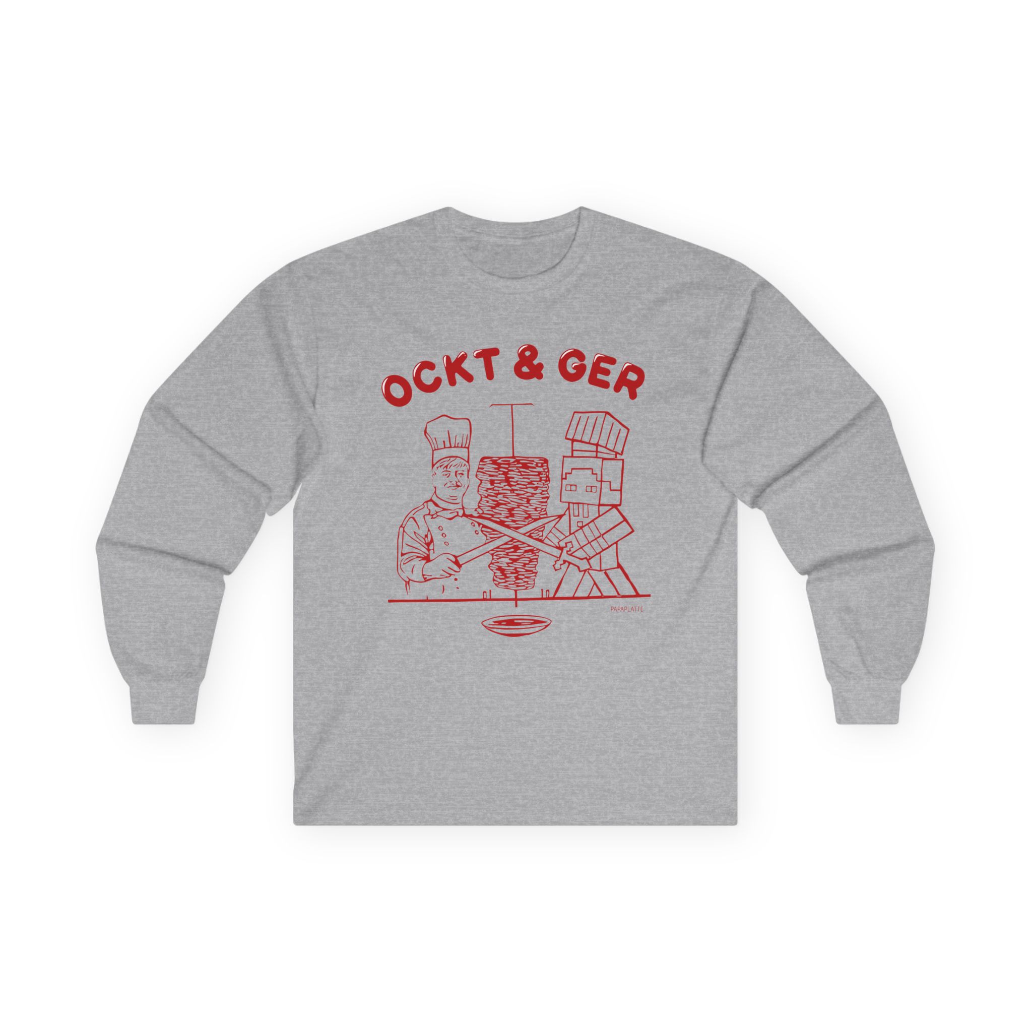 Papaplatte OCKT & GER Unisex Ultra Cotton Long Sleeve Tee
