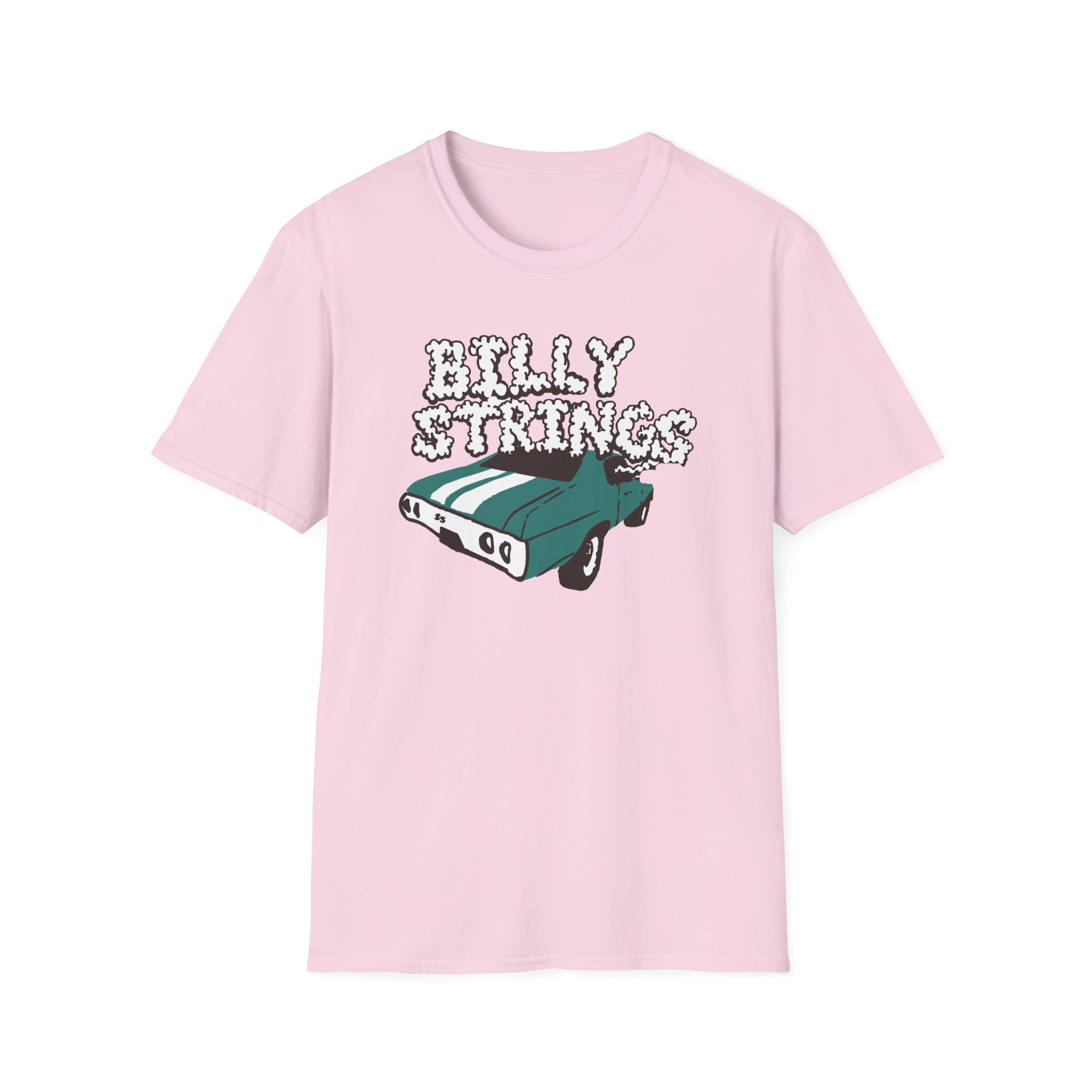 Billy Strings Imogene + Willie X Billy Strings Highway Prayers Green Car Unisex Softstyle T-Shirt