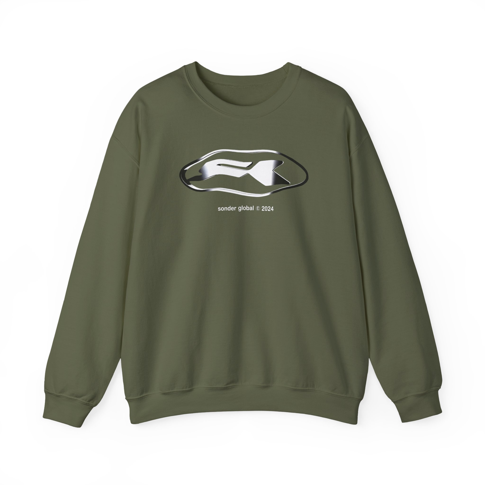 Sonder Chrome Sr Logo Baby Unisex Heavy Blendâ„¢ Crewneck Sweatshirt