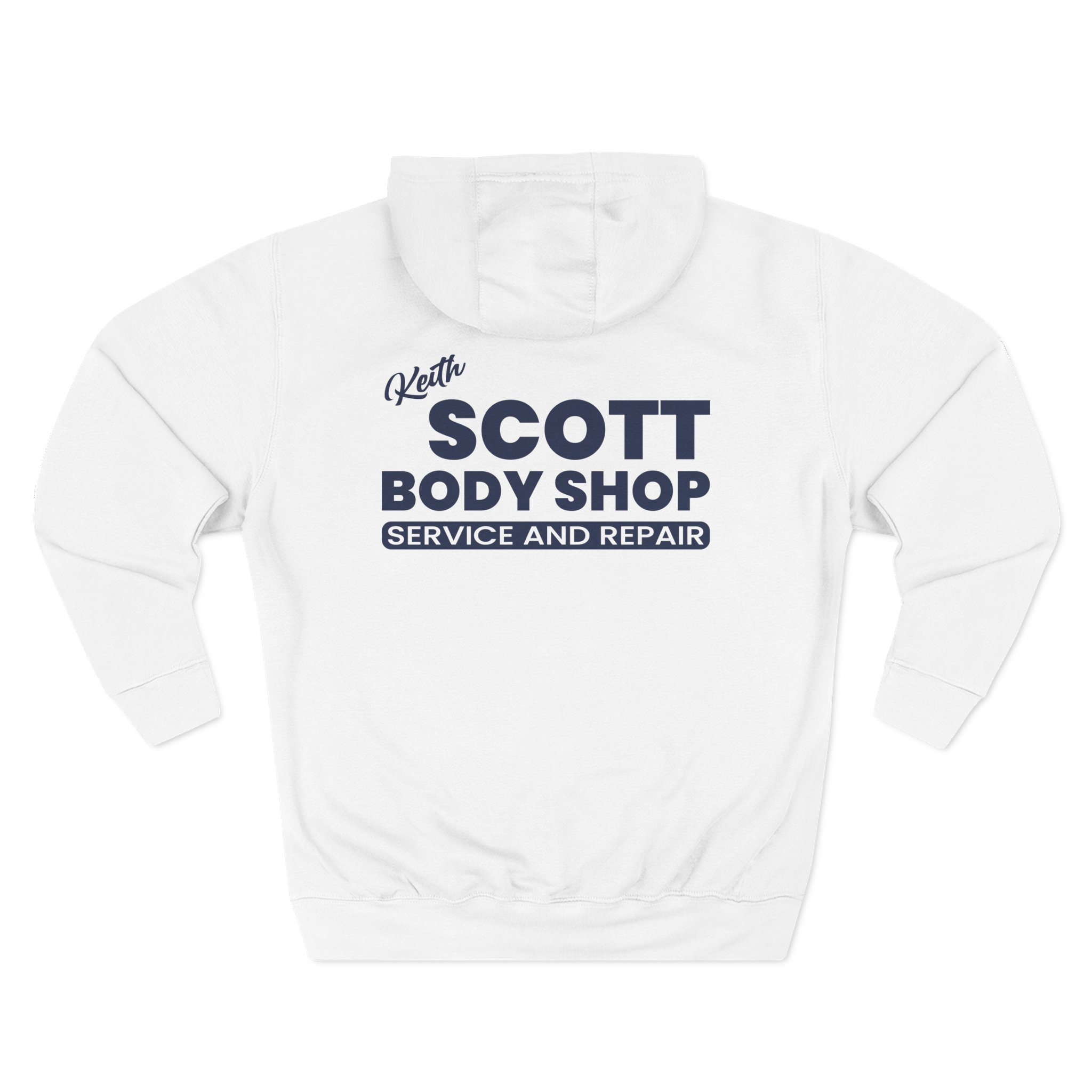 Keith Scott Body Shop One Tree Hill Three-Panel Fleece Hoodie