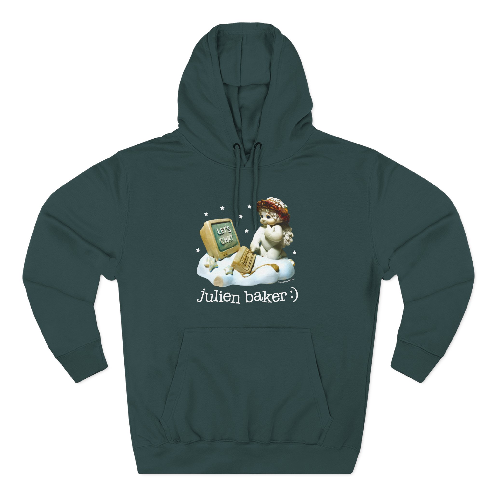 Julien Baker Online Angel Three-Panel Fleece Hoodie